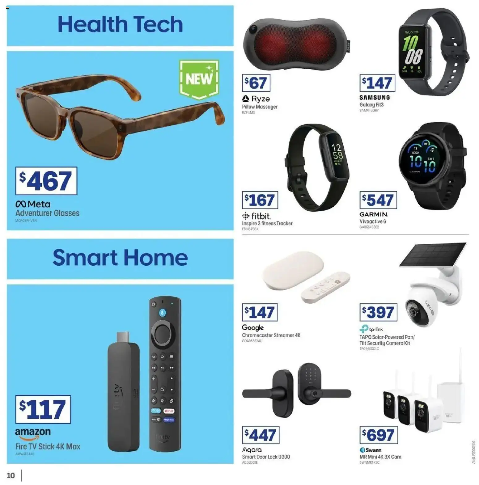 Officeworks Deals - 08/09/2026 > weekly / monthly specials | Page: 10 | Products: Door, Glasses, Camera, Pillow