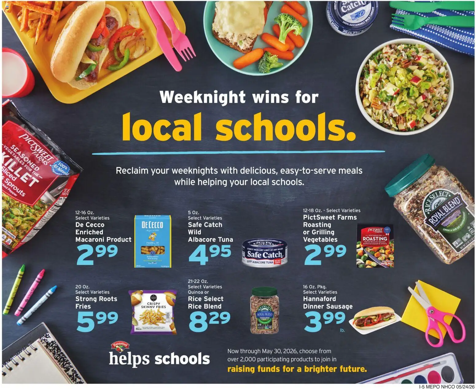 Hannaford Weekly Ad - valid from 24.05.2026 | Page: 13 | Products: Safe, Vegetables, Pepper, Sausage
