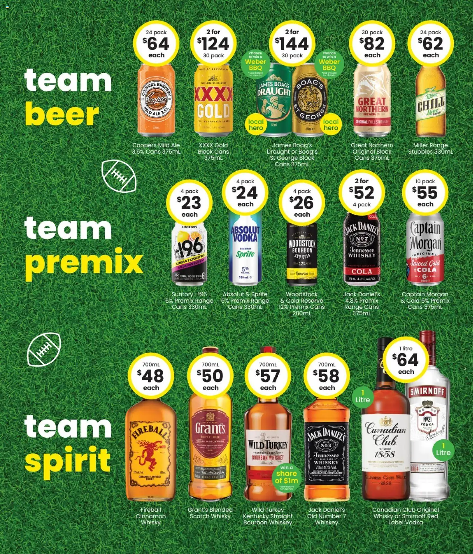 The Bottle-O catalogue - valid from 14/09/2026 | Page: 2 | Products: Beer, Captain Morgan, Turkey, Sprite