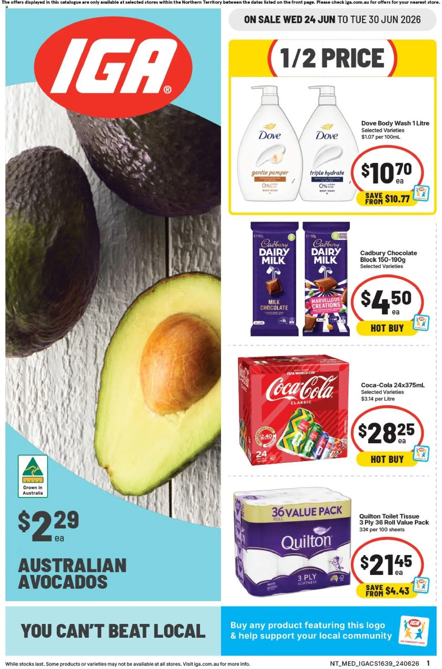 IGA catalogue - valid from 24/06/2026 | Page: 1