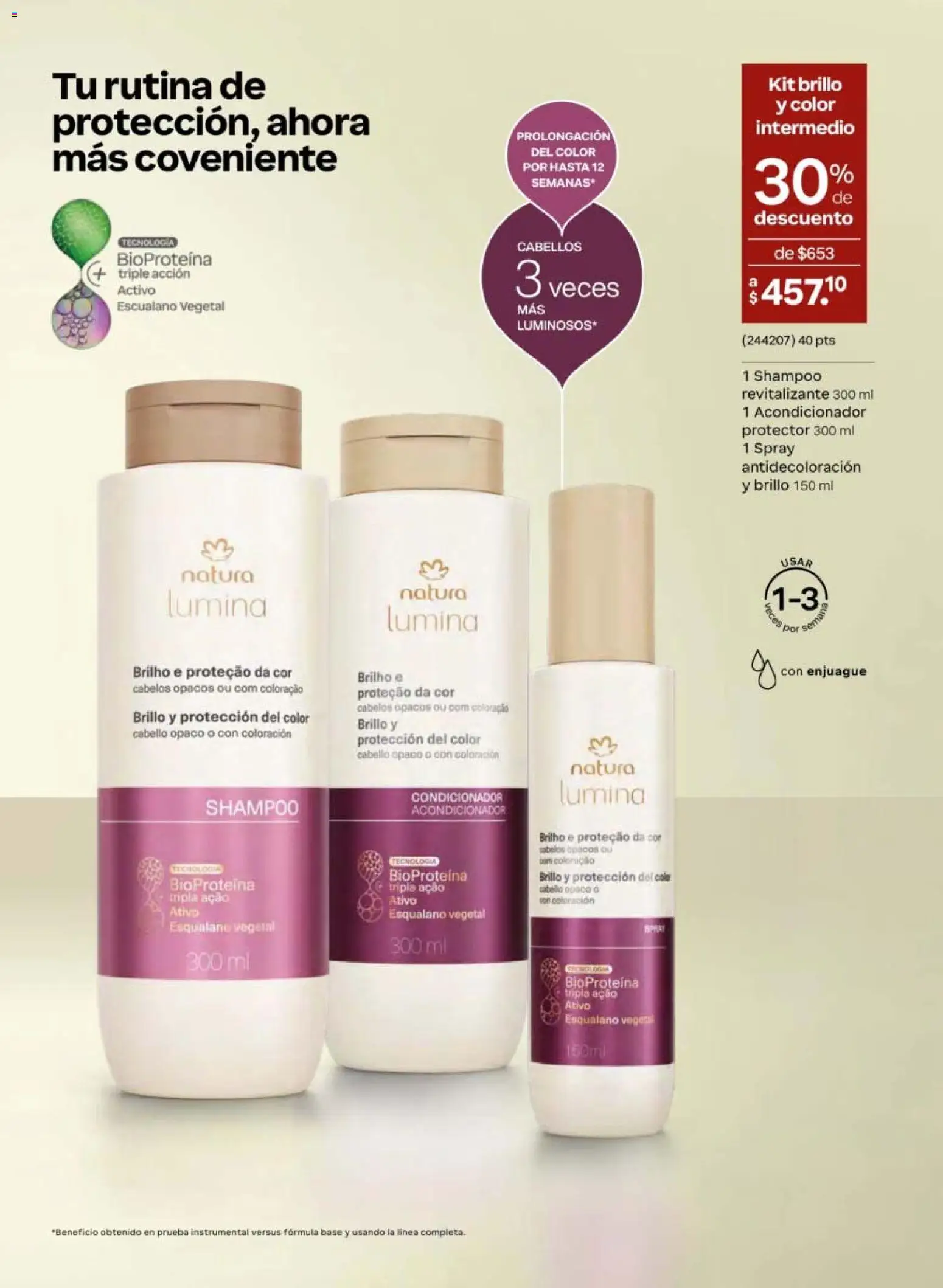 Nuevas ofertas de Natura válidas en toda la República Mexicana desde el 20/02/2026. ¡Encuentra las mejores ofertas en Natura campaña 4 2026! | Página: 119 | Productos: Brillo, Shampoo, Acondicionador