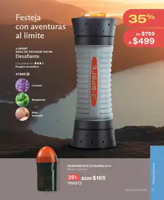 Vista previa de DESODORANTE EN BARRA 60 G, DESODORANTE EN BARRA 60 G Misma fragancia, nuevo folleto de la tienda, válido en México a partir del 01/09/2026 | Página: 77 | Productos: Desodorante, Agua, Nuez, Fragancia