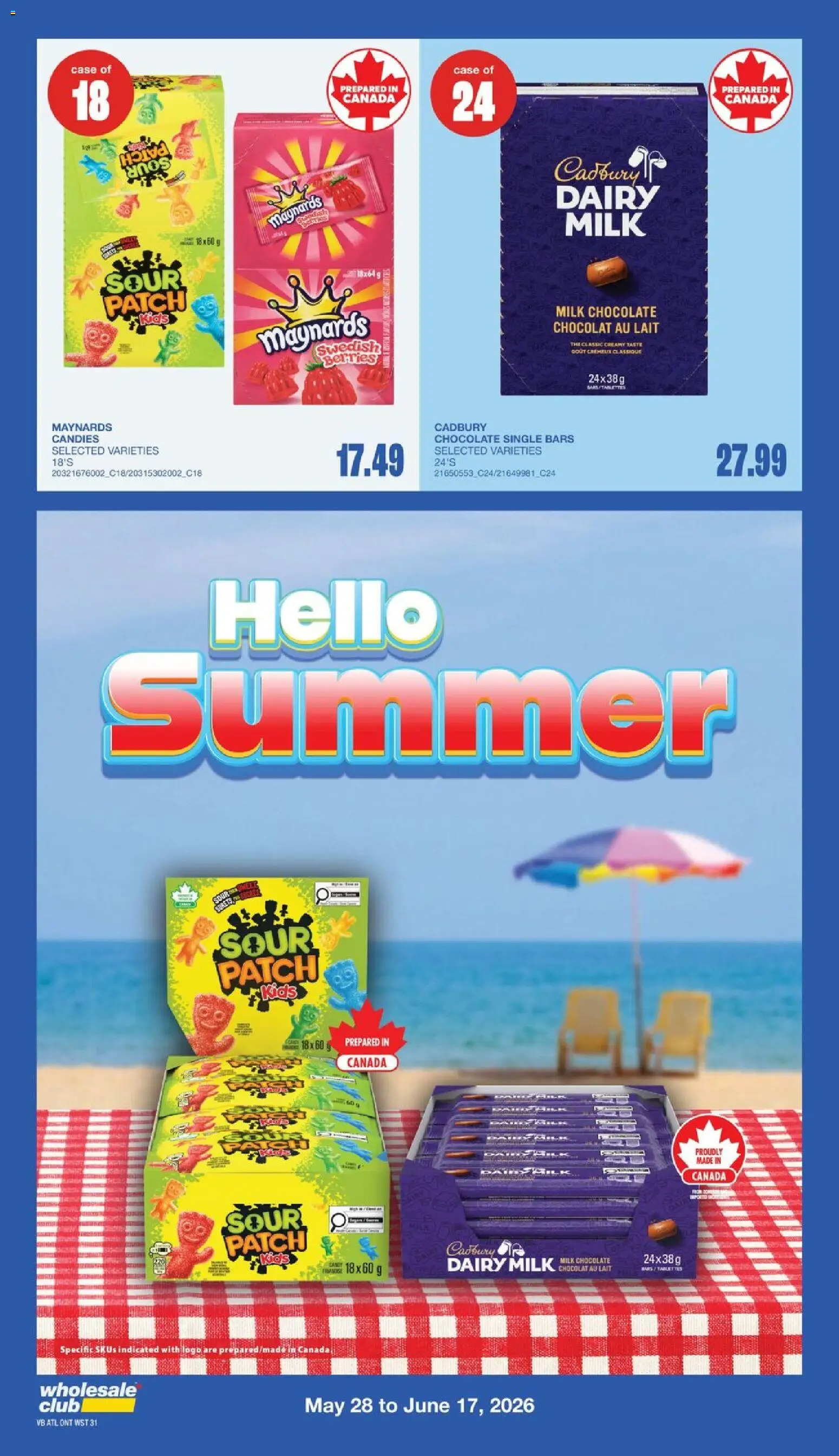Wholesale Club flyer valid from 14.05.2026 | Page: 48 | Products: Candies, Case, Milk, Chocolate