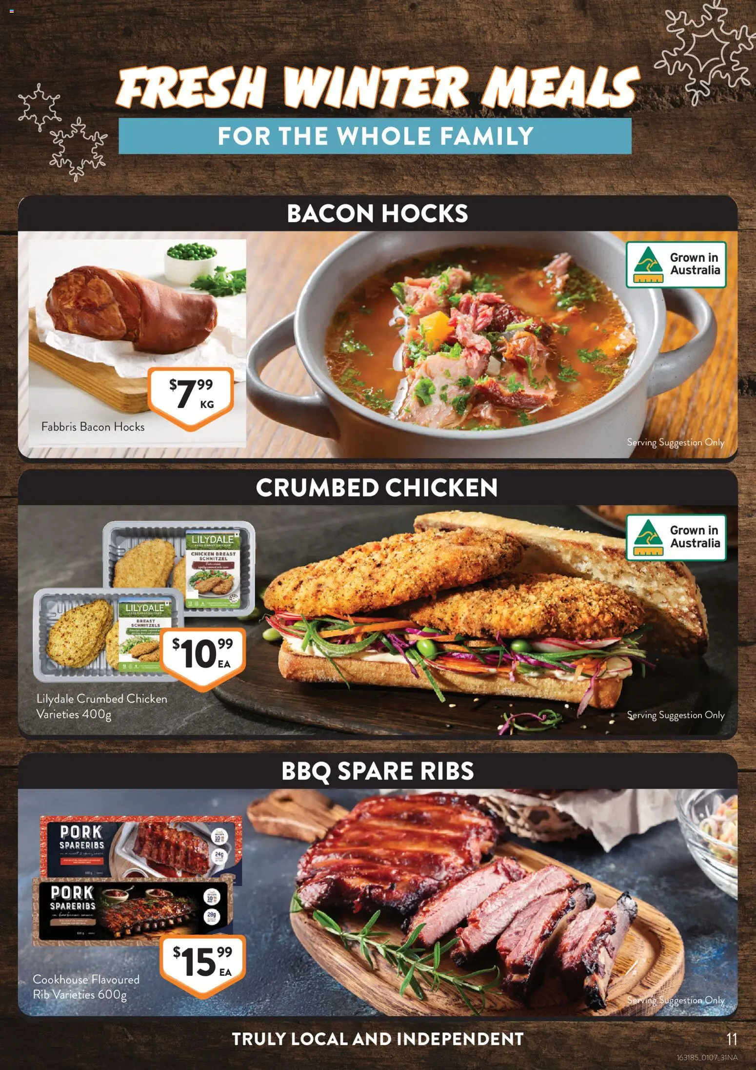 Foodworks catalogue - valid from 01/07/2026 | Page: 11 | Products: Bacon, Chicken, Pork