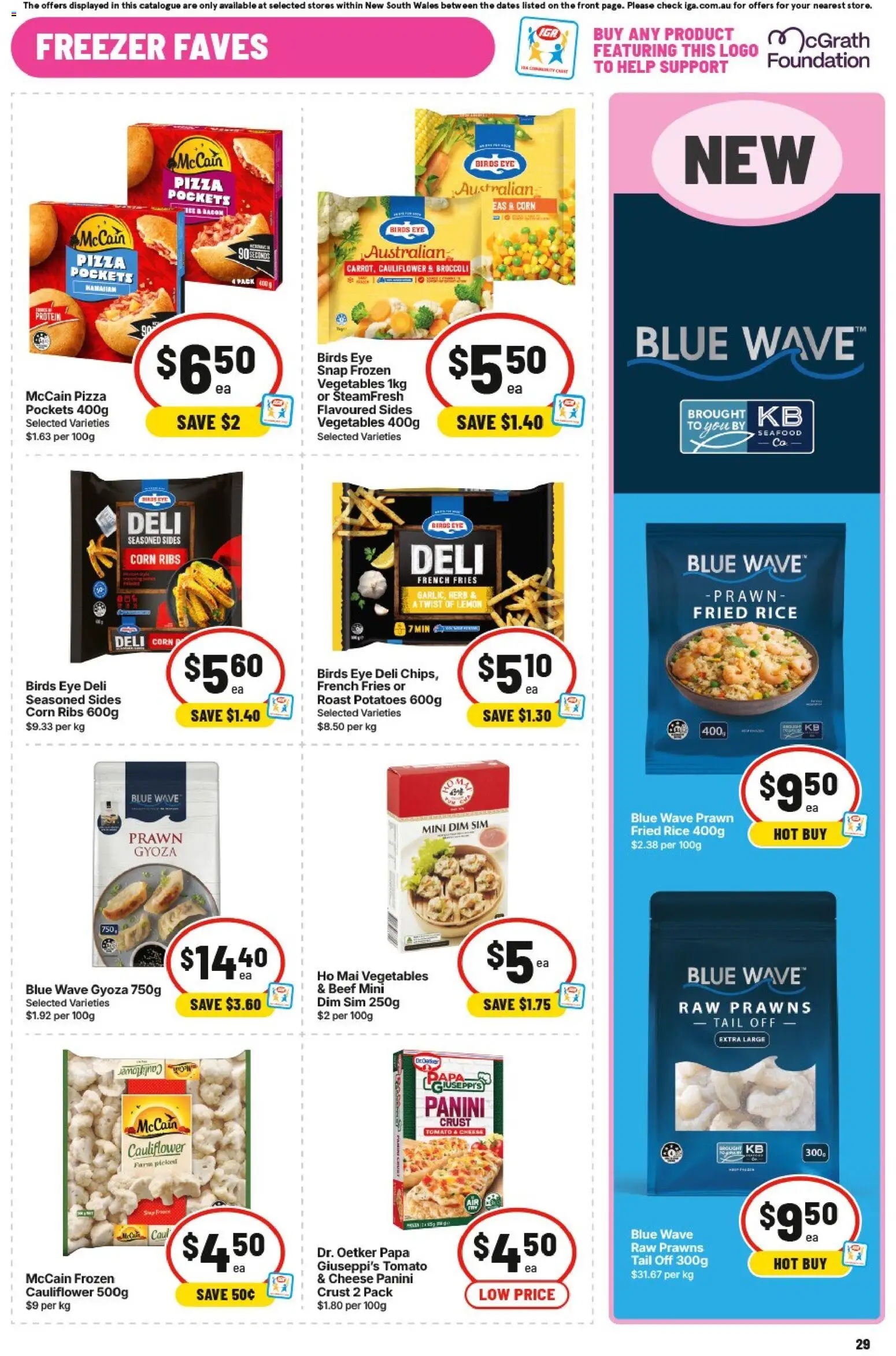 IGA catalogue - valid from 16/09/2026 | Page: 26 | Products: Broccoli, Rice, Foundation, Freezer