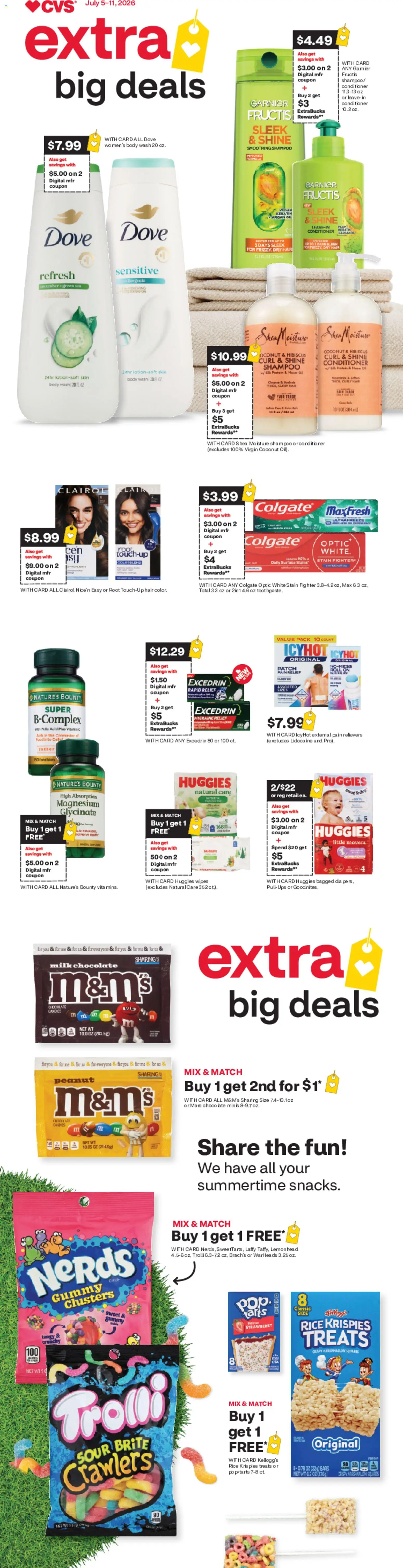 CVS Pharmacy Weekly Ad - valid from 07/05/2026 | Page: 1