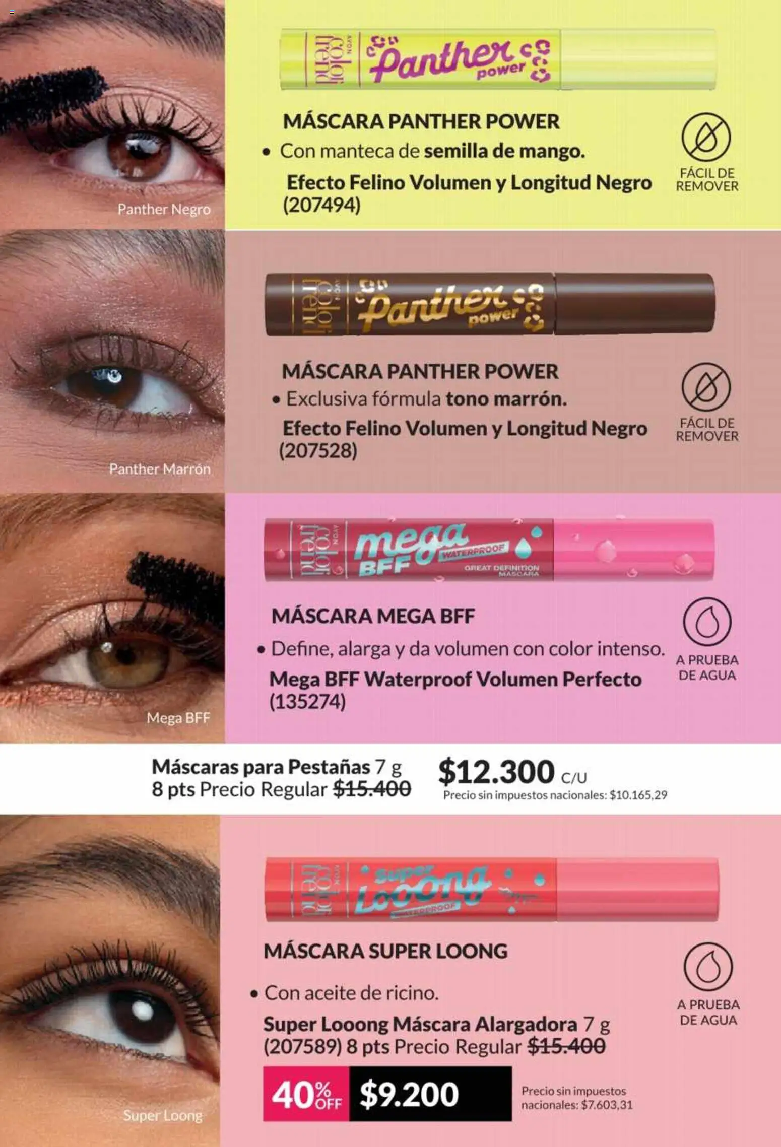 Catálogo AVON Campaña 5/2026 │ válido desde el 01.05.2026 | Página: 60 | Productos: Aceite, Máscara, Agua, Manteca