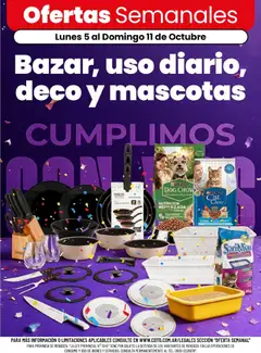 Vista previa Coto - Bazar, deco, aire libre y mascotas válido desde el 05/10/2026
