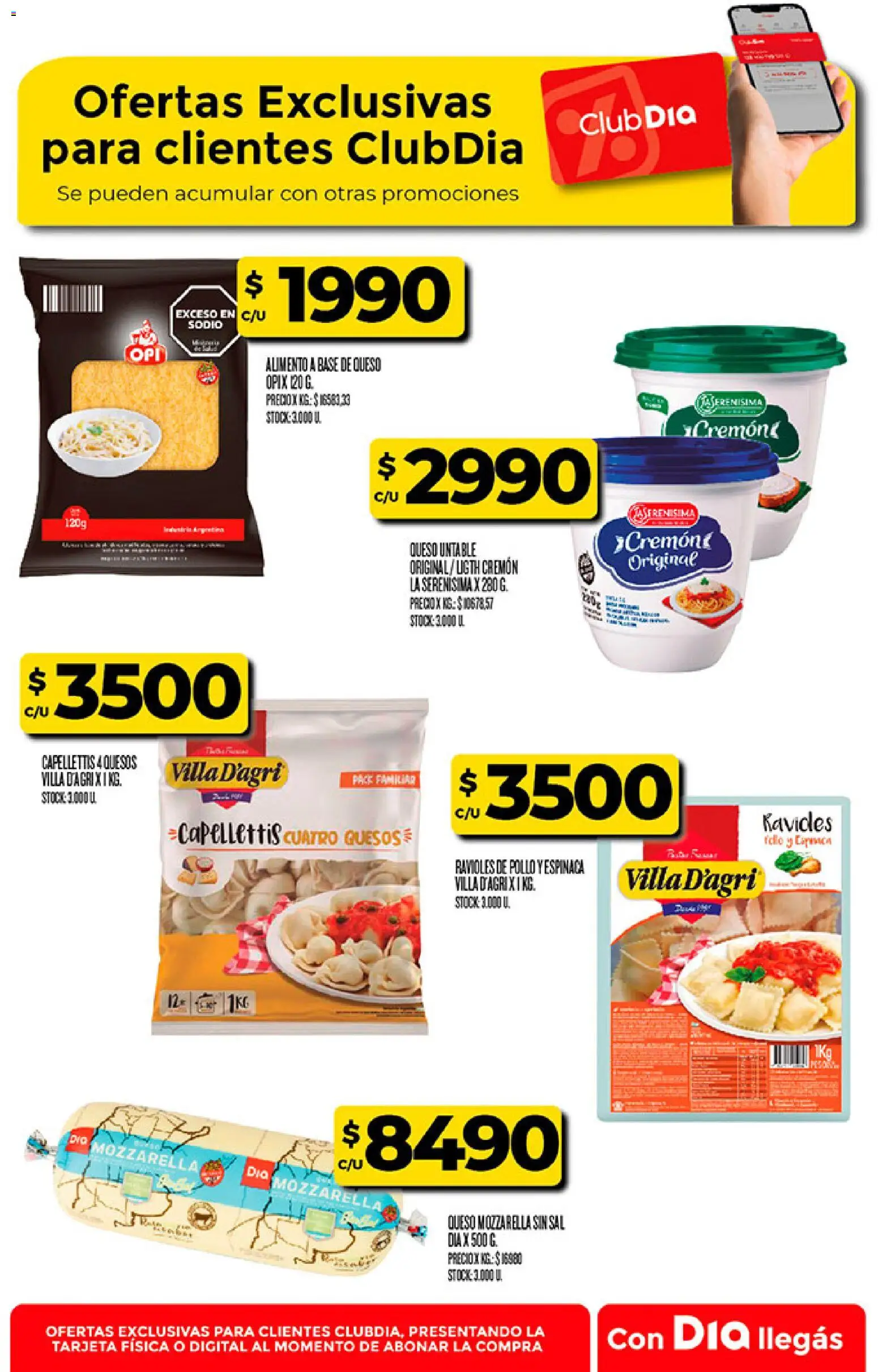 Supermercado DIA Ofertas │ válido desde el 19/08/2026 | Página: 29 | Productos: Pollo, Untable, Queso, Pasta