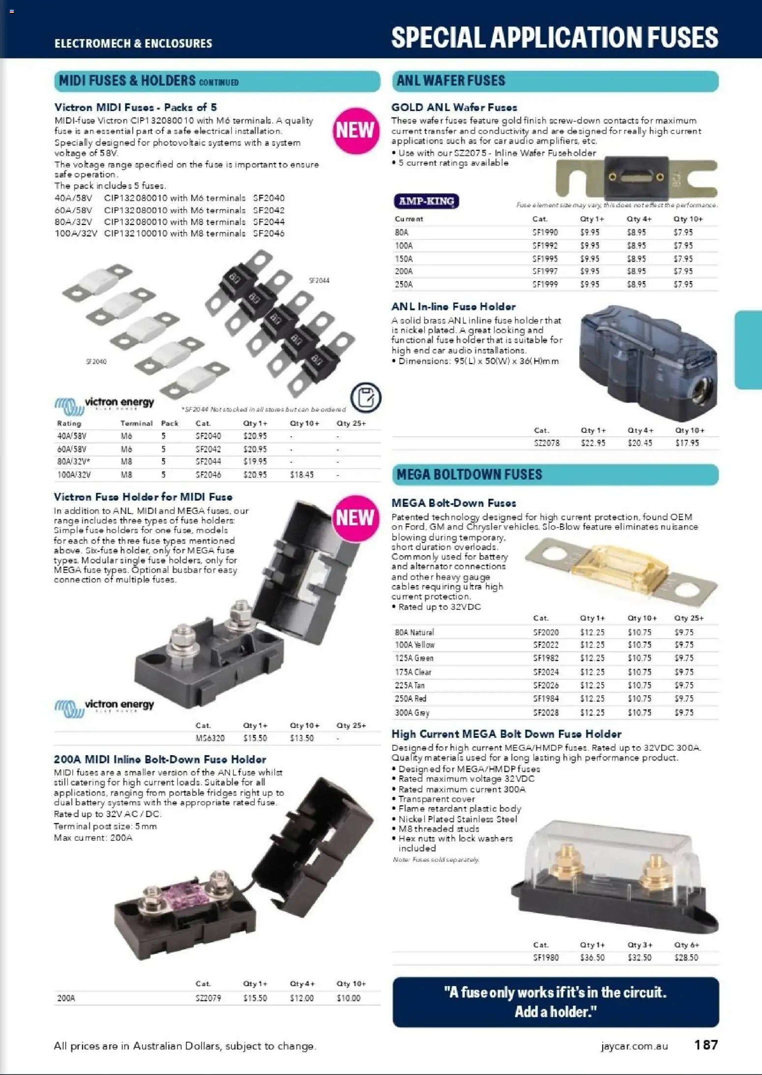 Jaycar catalogue - valid from 31/08/2026 | Page: 185 | Products: Nuts, Audio, Portable, Safe