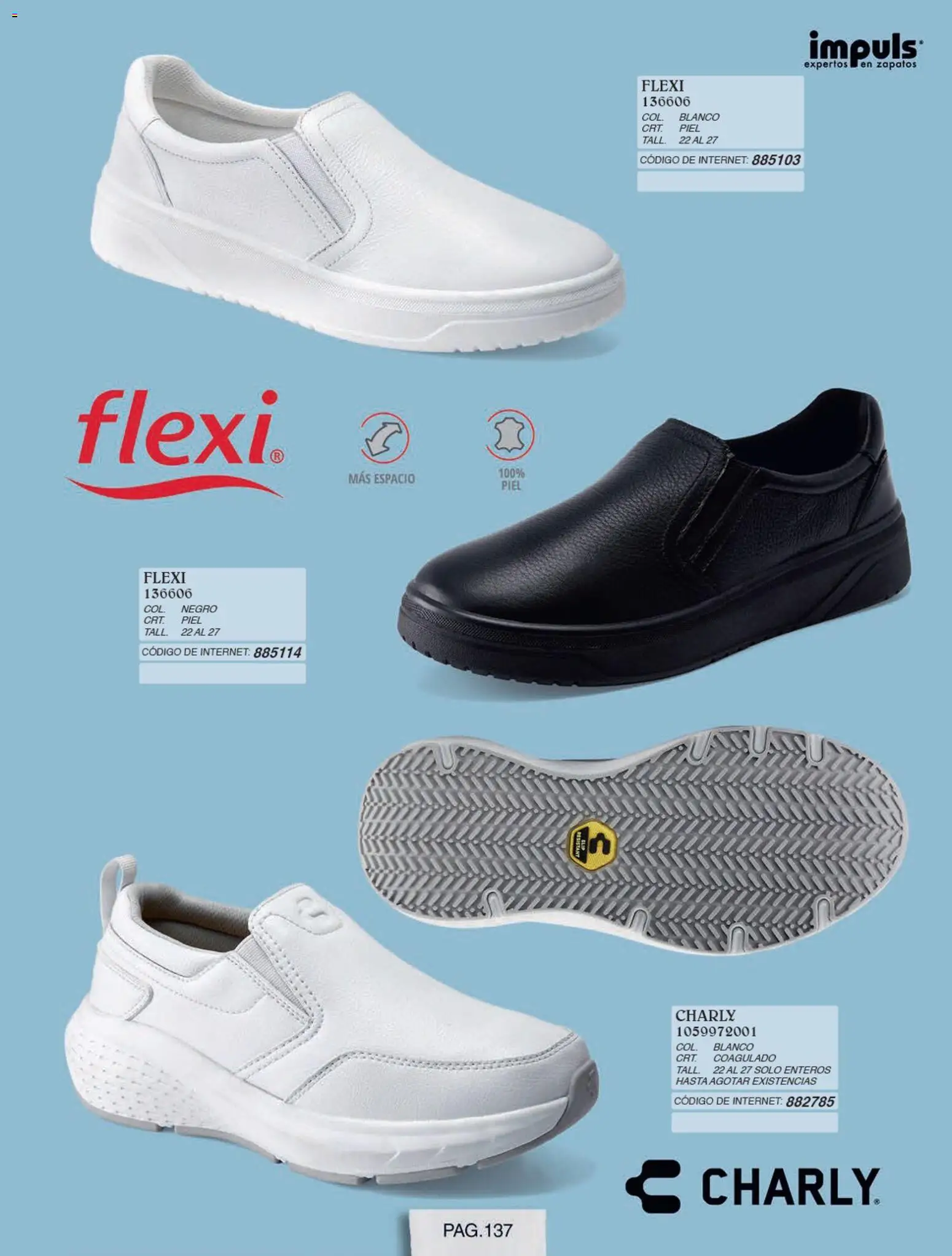 Nuevas ofertas de Impuls válidas en toda la República Mexicana desde el 01/07/2026. ¡Encuentra las mejores ofertas en Impuls catálogo Otoño Invierno! | Página: 139 | Productos: Zapatos