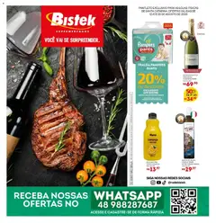 Pré-Visualização do folheto "Bistek Supermercados ofertas Quinzenal" da loja Bistek Supermercados válido a partir de 12/08/2026