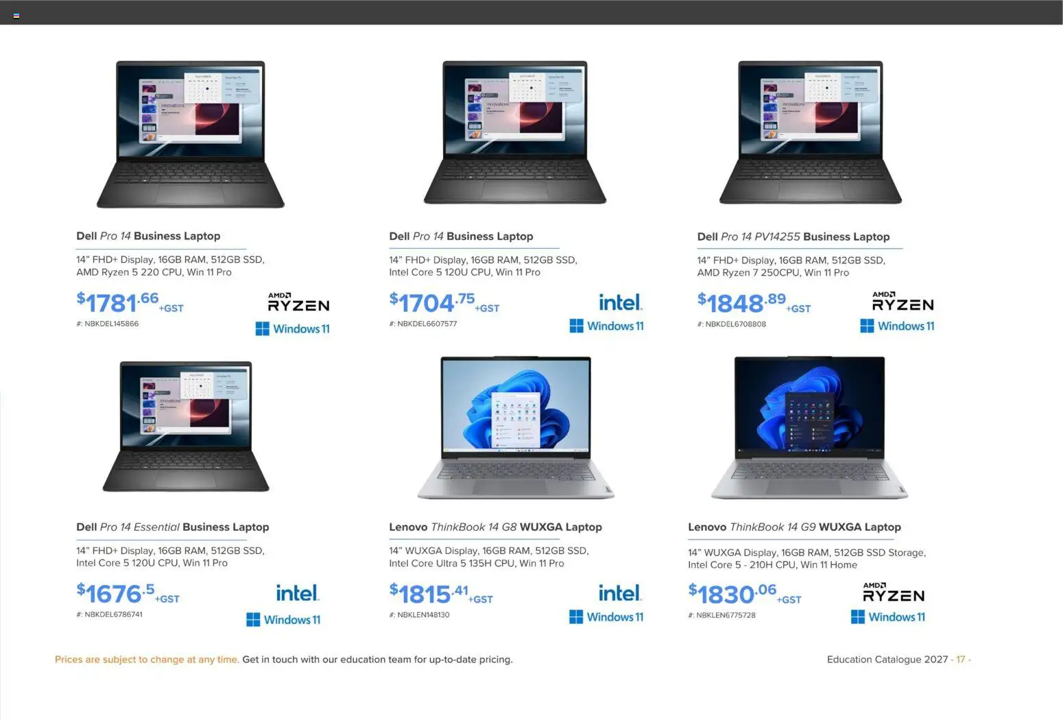 PB Tech catalogue from 15 Sept 2026 | Page: 17