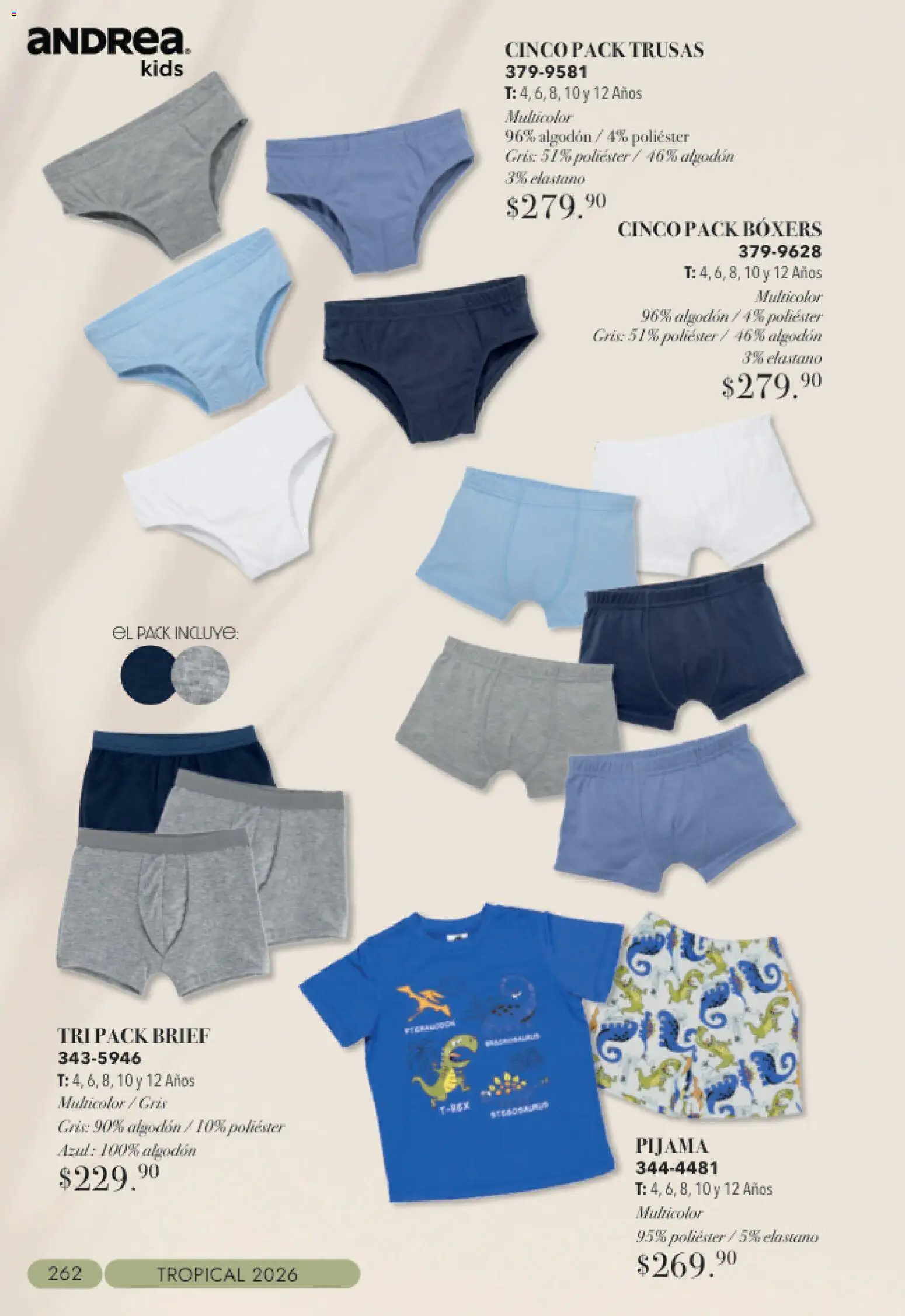 Nuevas ofertas de Andrea válidas en toda la República Mexicana desde el 23/08/2026. ¡Encuentra las mejores ofertas en Andrea catálogo Tropical! | Página: 262