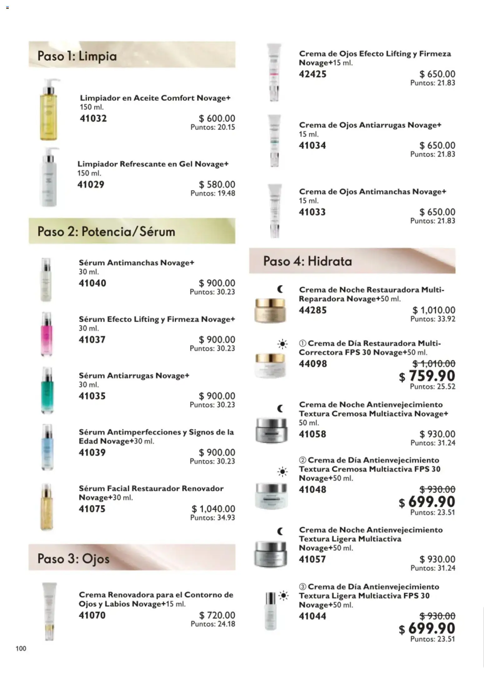 Nuevas ofertas de Oriflame válidas en toda la República Mexicana desde el 01/08/2026. ¡Encuentra las mejores ofertas en Oriflame campaña 11 2026! | Página: 100 | Productos: Serum, Crema, Contorno, Aceite