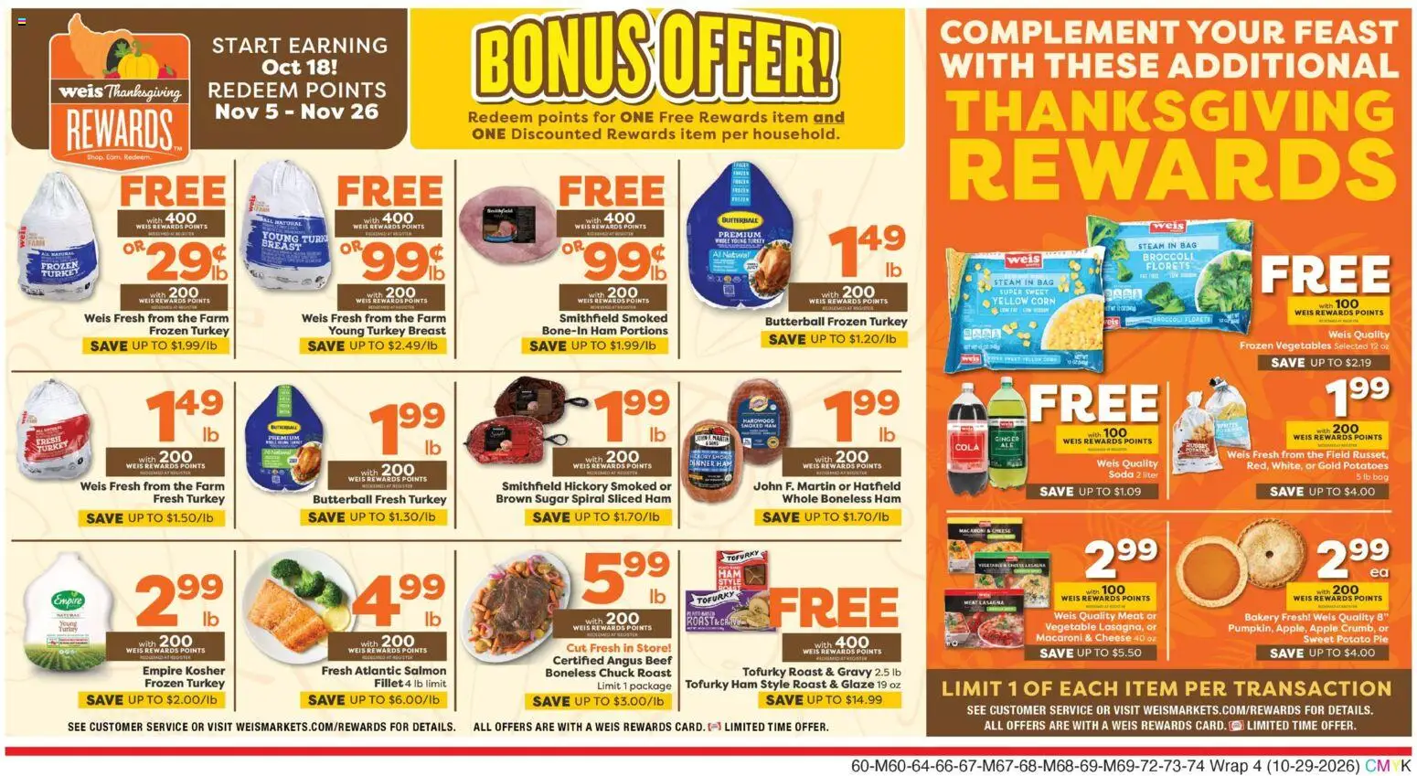 Weis Weekly Ad - valid from 10/29/2026 | Page: 3