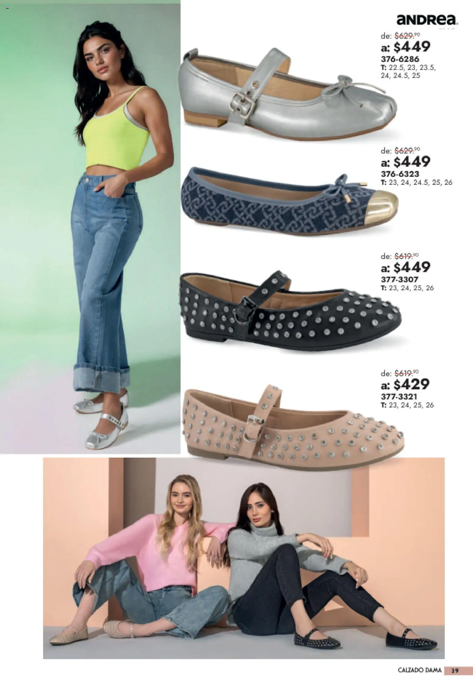 Nuevas ofertas de Andrea válidas en toda la República Mexicana desde el 26/07/2026. ¡Encuentra las mejores ofertas en Andrea catálogo Outlet! | Página: 39