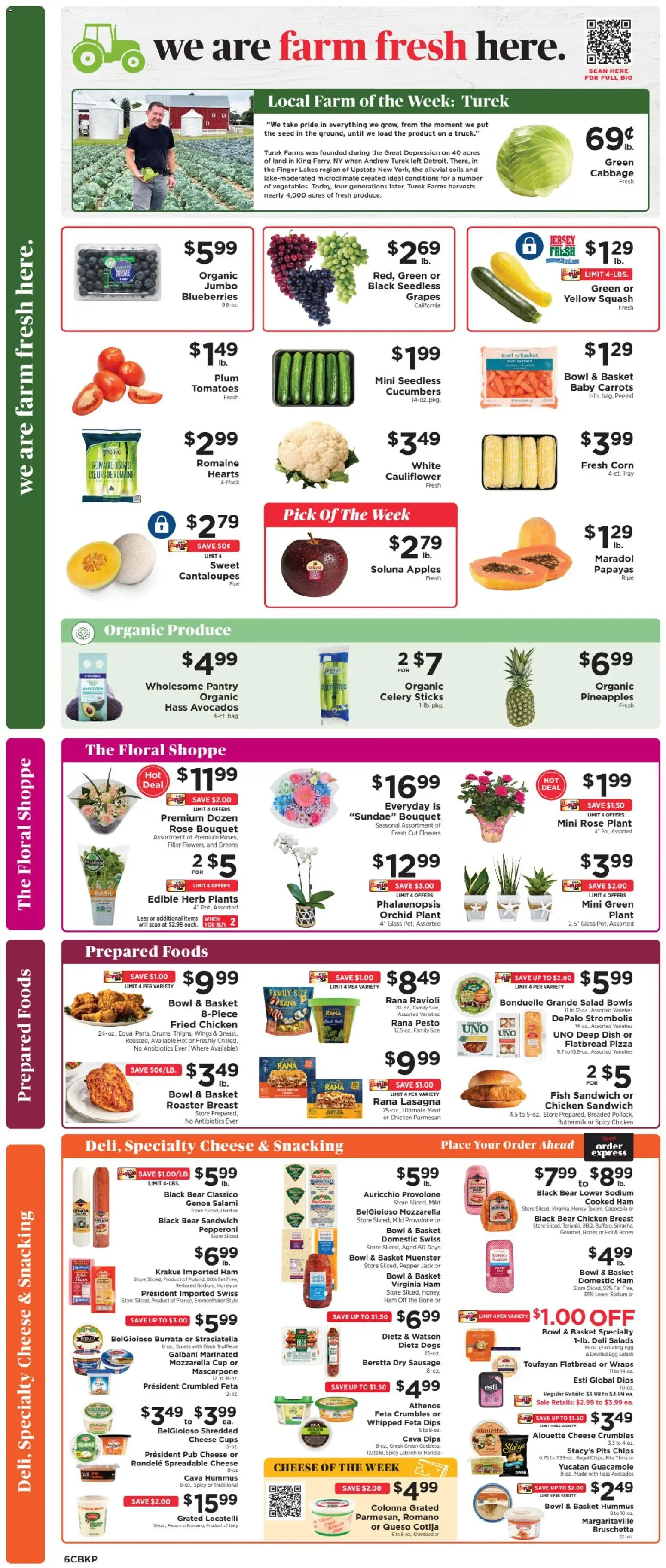 ShopRite Weekly Ad - valid from 07/19/2026 | Page: 7 | Products: Honey, Tomatoes, Lasagna, Celery