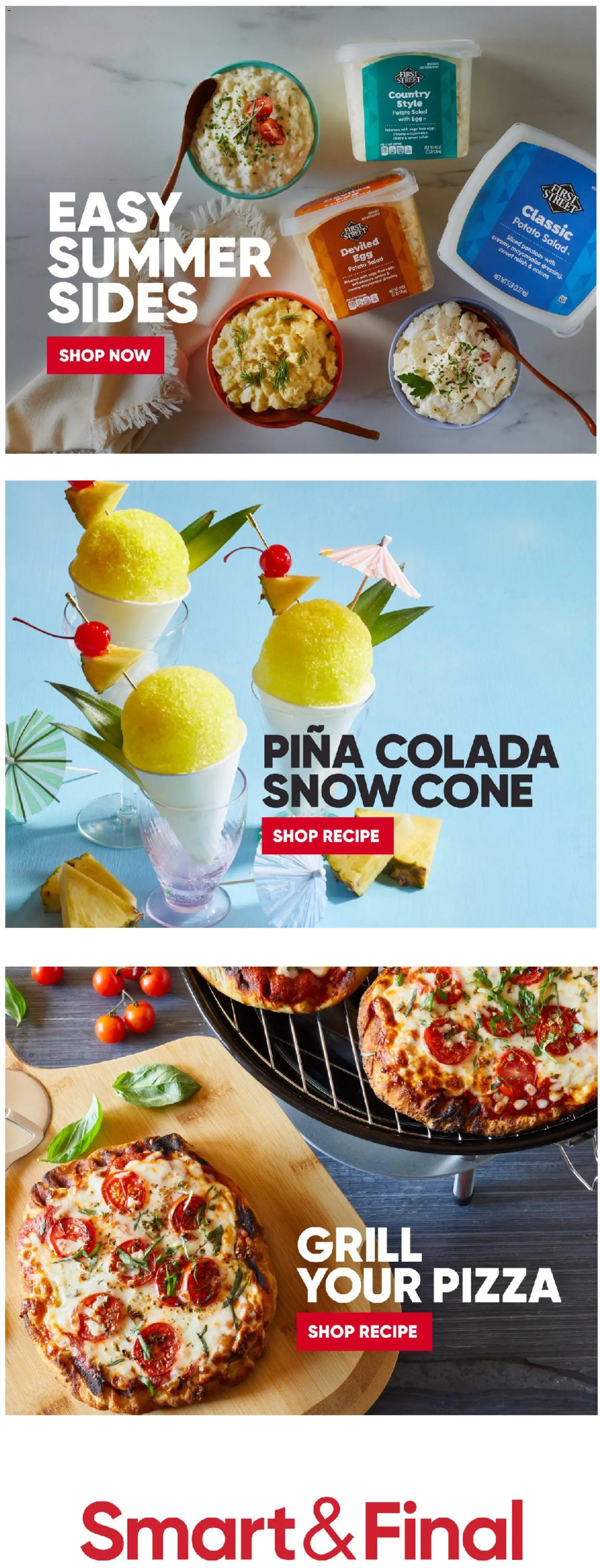 Smart & Final Weekly Ad - valid from 07/10/2026 | Page: 2 | Products: Salad, Potatoes, Mayonnaise, Grill