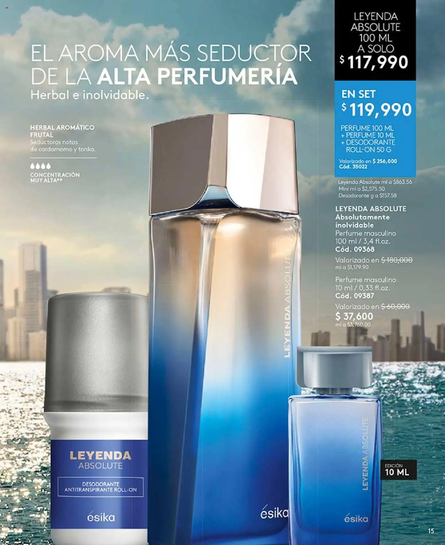 Ésika revista - valida desde el 17/07/2026 | Página: 15 | Productos: Perfume, Desodorante, Antitranspirante