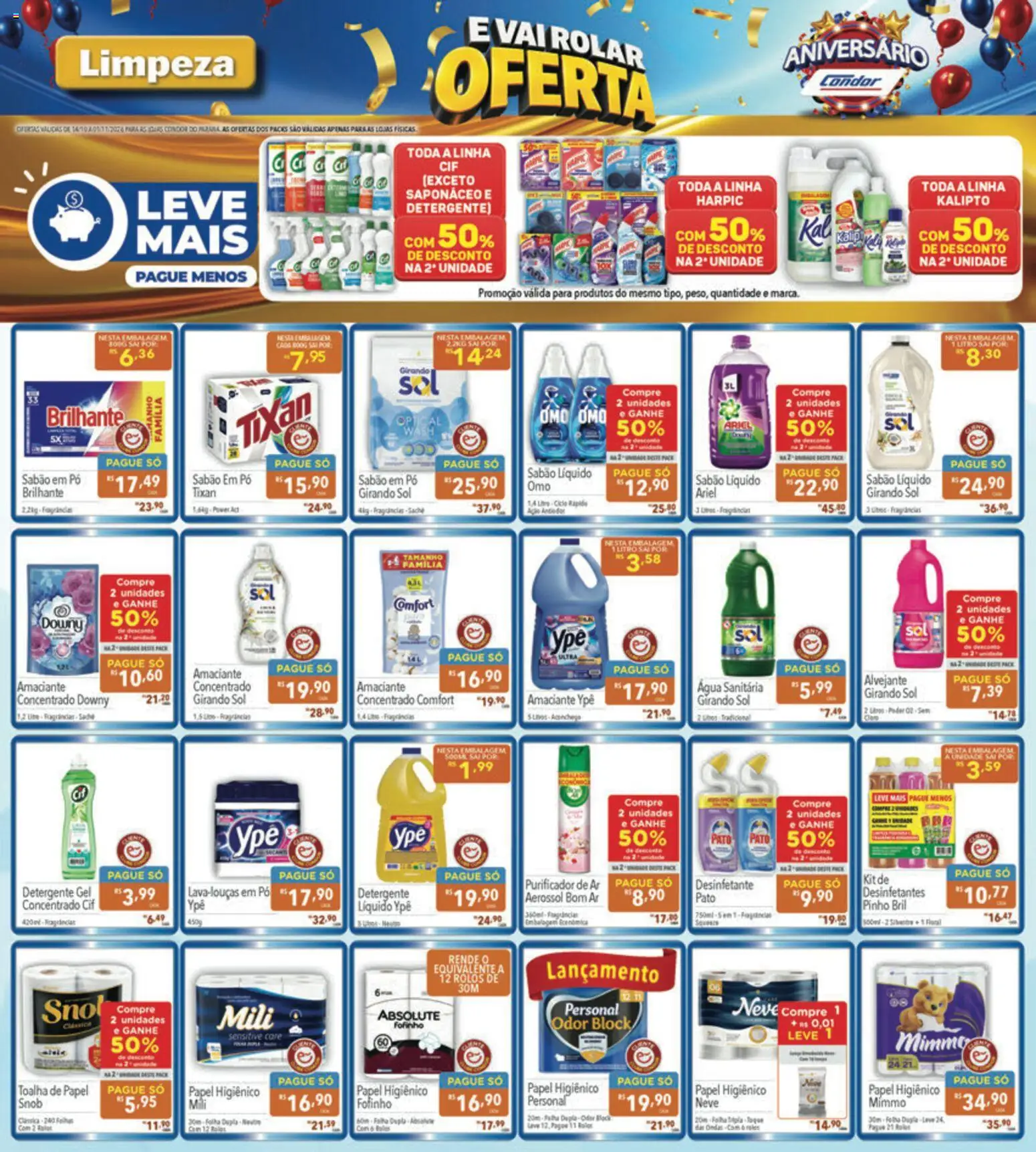 Supermercados Condor Folheto - válido de 14/10/2026 | Página: 20