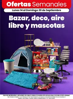 Vista previa Coto - Bazar, deco, aire libre y mascotas válido desde el 14/09/2026