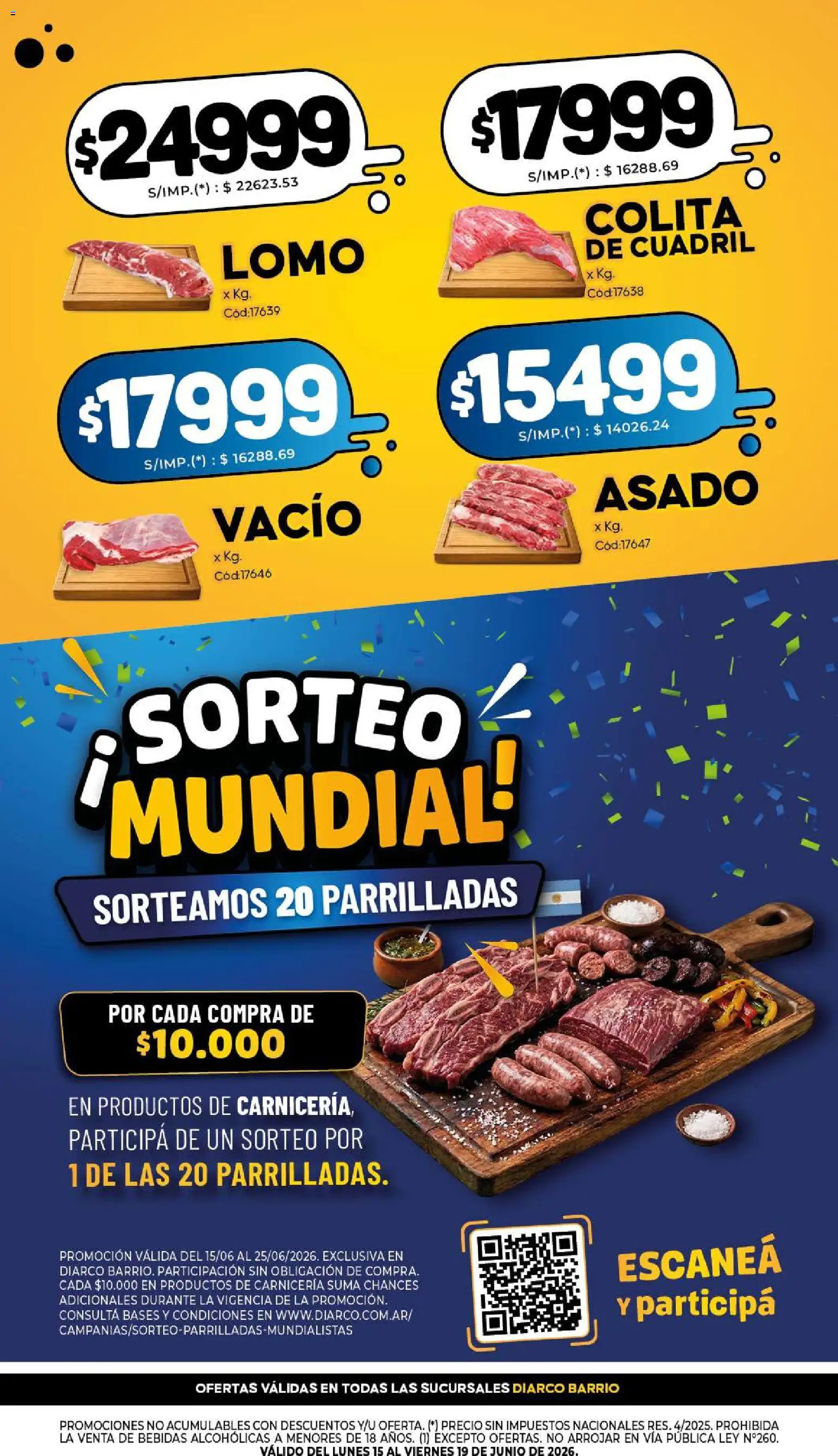 Diarco - Especial Locura De Precios │ válido desde el 15.06.2026 | Página: 1
