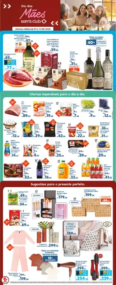 Sam's Club ofertas FDS - Pré-Visualização do folheto da loja Sam's Club, válido de 07.05.2026