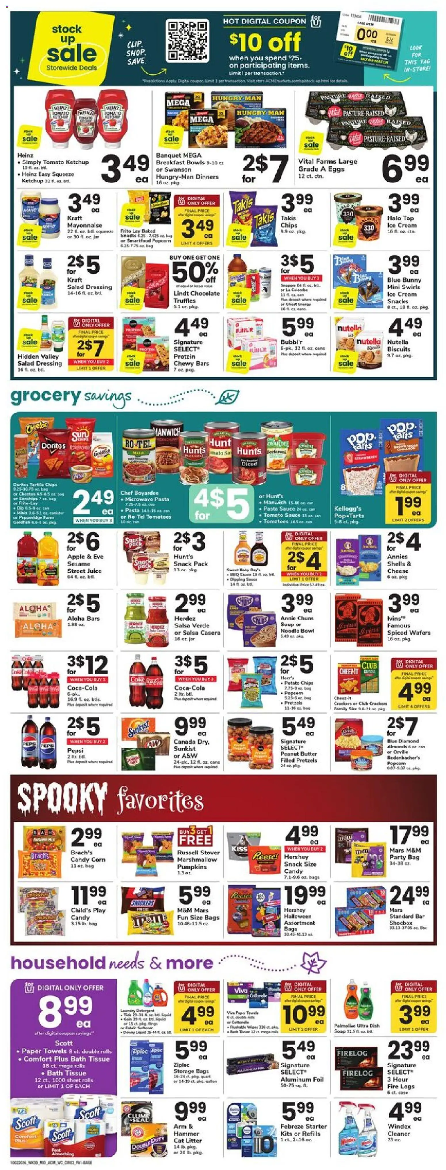 Acme Weekly Ad - valid from 10/02/2026 | Page: 3 | Products: Sesame, Eggs, Protein, Tomato