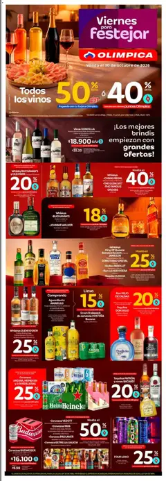 Olímpica catálogo Viernes para festejar -  Vista previa de la revista de la tienda Olímpica valido desde el 30/10/2026