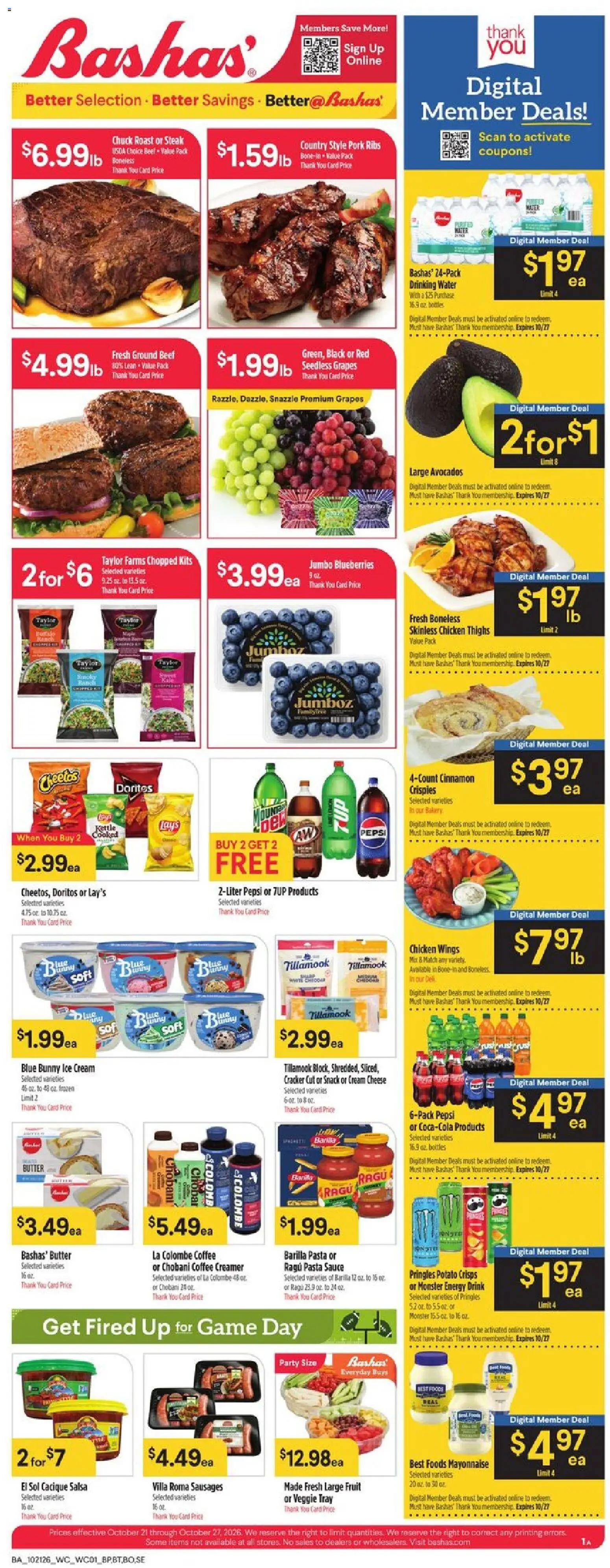 Basha's Weekly Ad - valid from 10/21/2026 | Page: 1