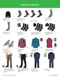 Preview of BMR - Agrizone - 2026 Farm Supply Guide from shop BMR valid from 09.01.2026 | Page: 74 | Products: Boots, Hat, Cap, Gloves