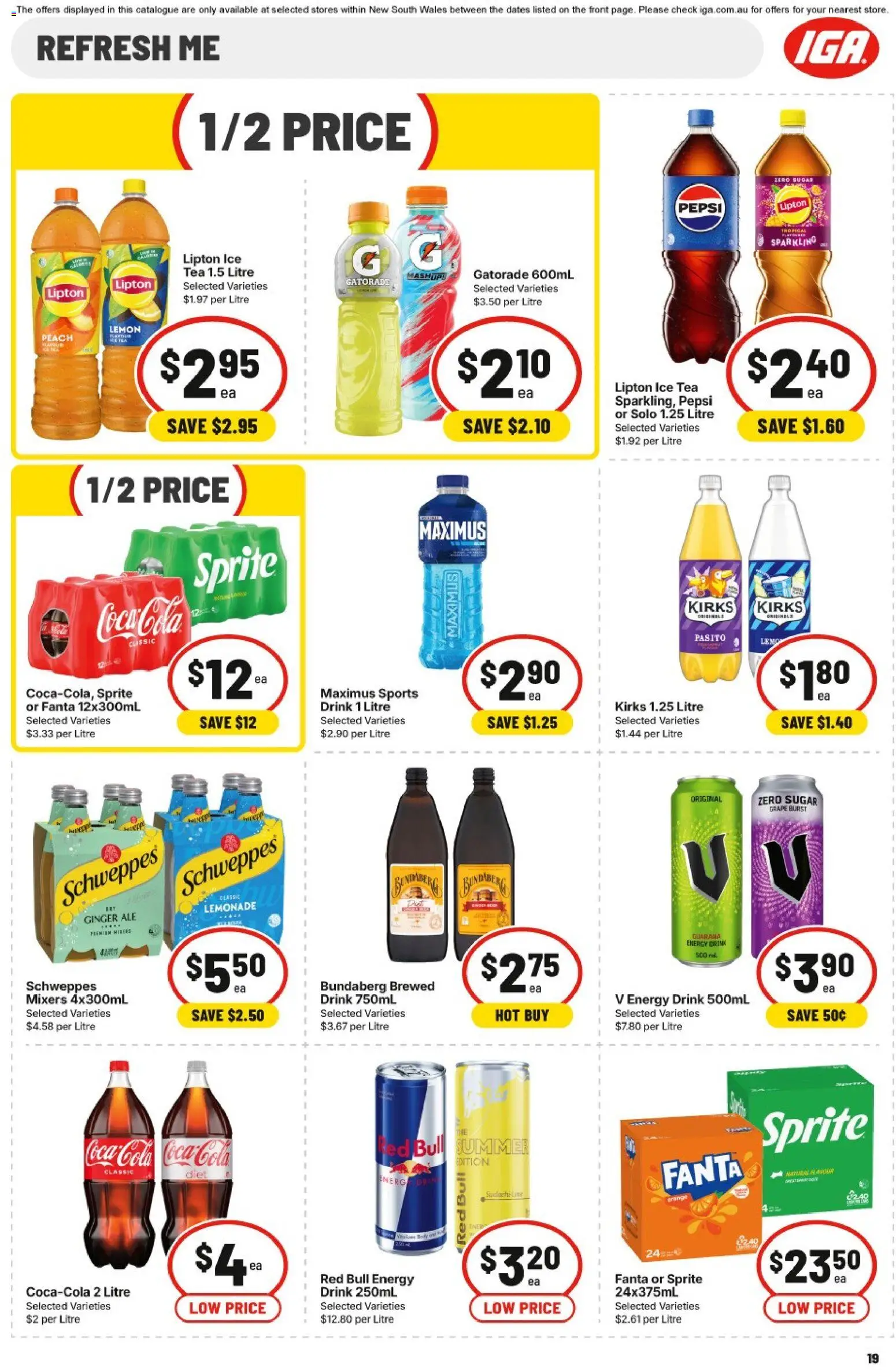 IGA catalogue - valid from 30/09/2026 | Page: 15 | Products: Ginger, Lemon, Sprite, Lemonade