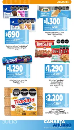 Vista previa La Anonima catálogo válido desde el 01/07/2026 | Página: 7 | Productos: Galletitas, Limón, Queso, Chocolate