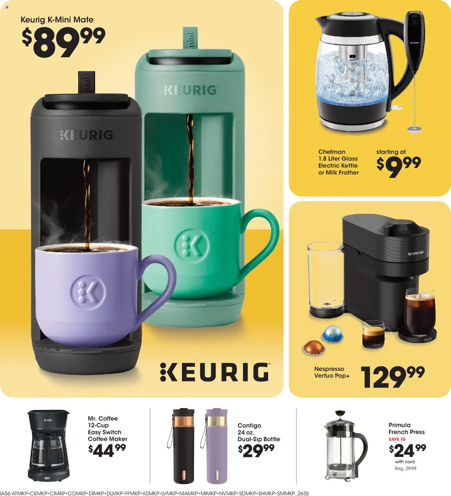 King Soopers Home & Apparel - valid from 09/30/2026 | Page: 7 | Products: Milk Frother, Switch, Electric kettle, Coffee maker
