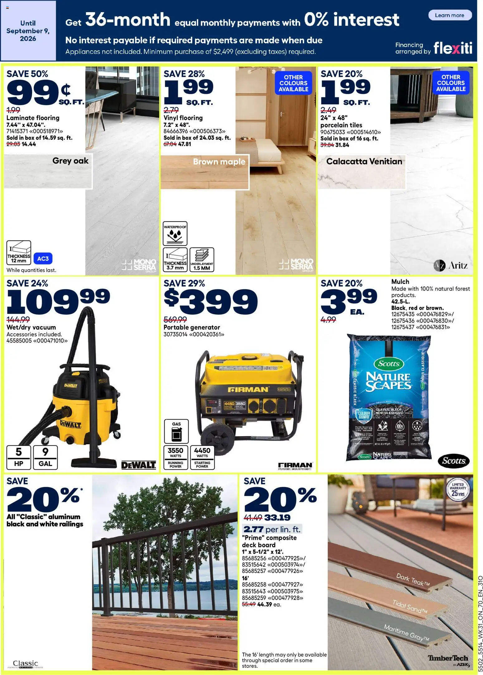 Rona flyer valid from Aug 27, 2026 | Page: 3
