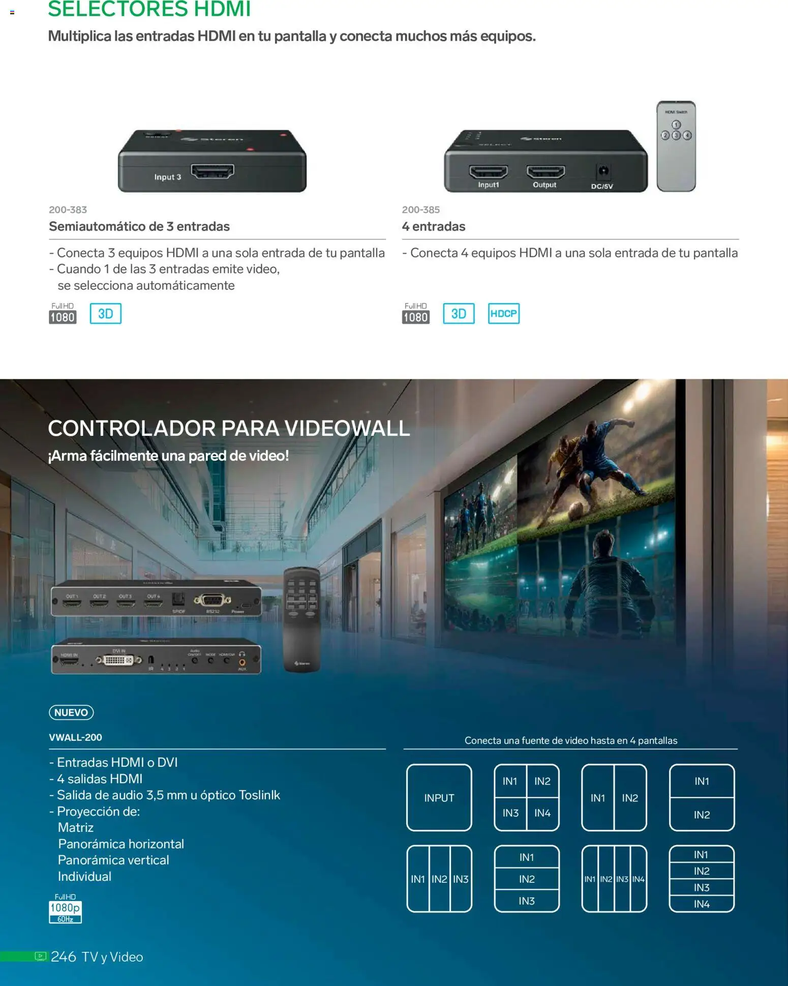 Nuevas ofertas de Steren válidas en toda la República Mexicana desde el 01.01.2026. ¡Encuentra las mejores ofertas en Steren catálogo! | Página: 258 | Productos: Fuente, Pantallas, Audio, Video