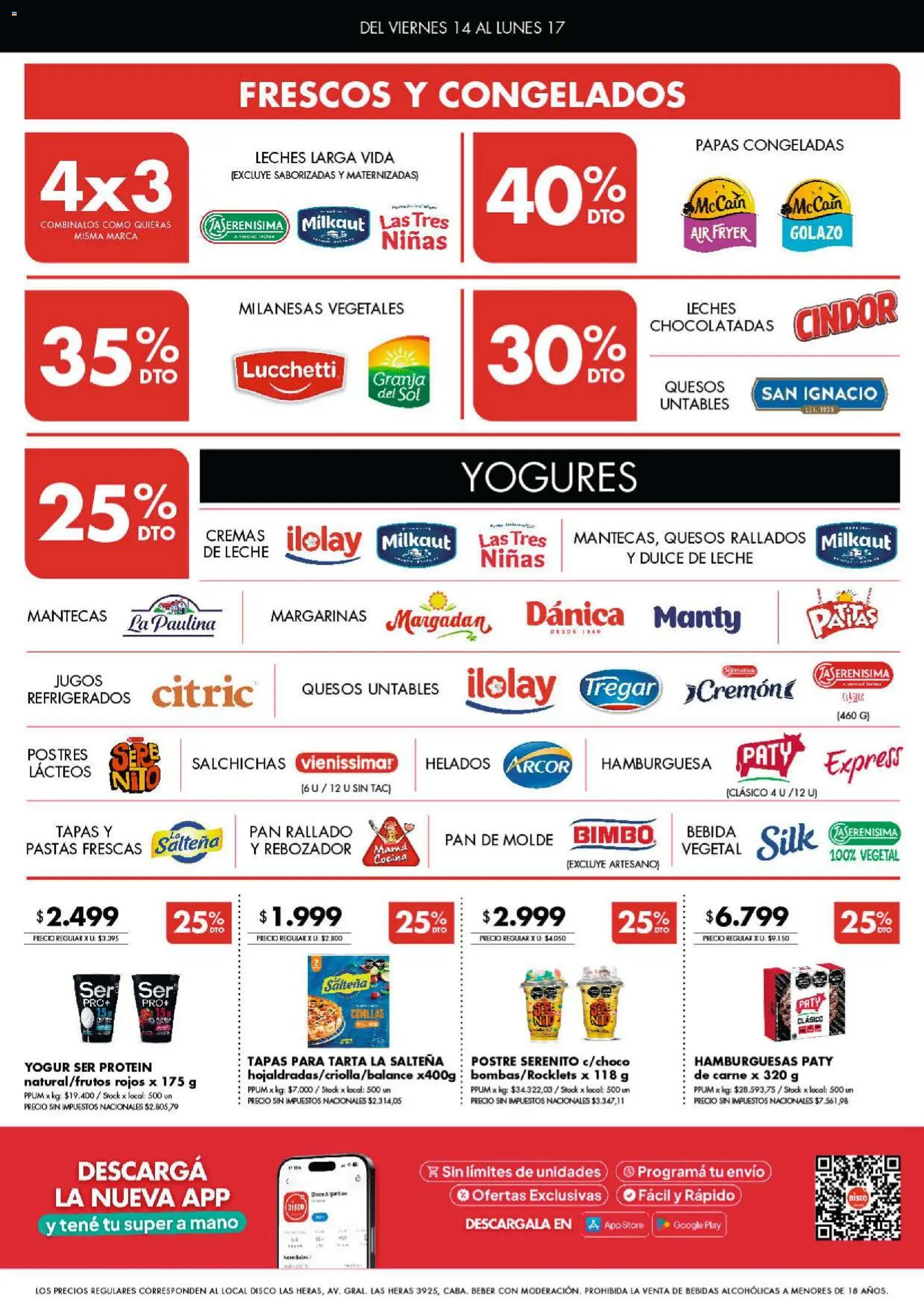 Disco - Ofertas | Córdoba │ válido desde el 13/08/2026 | Página: 4 | Productos: Cocina, Bebidas, Carne, Pan