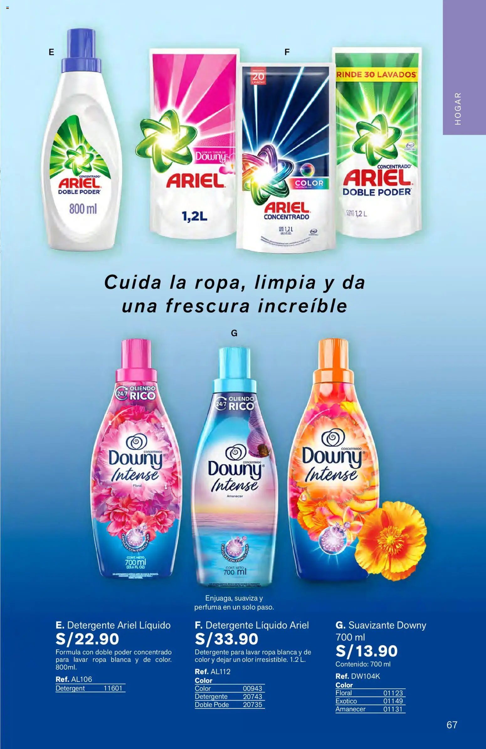 Catálogo Leonisa válido desde 04.06.2026 | Página: 67 | Productos: Detergente, Ropa