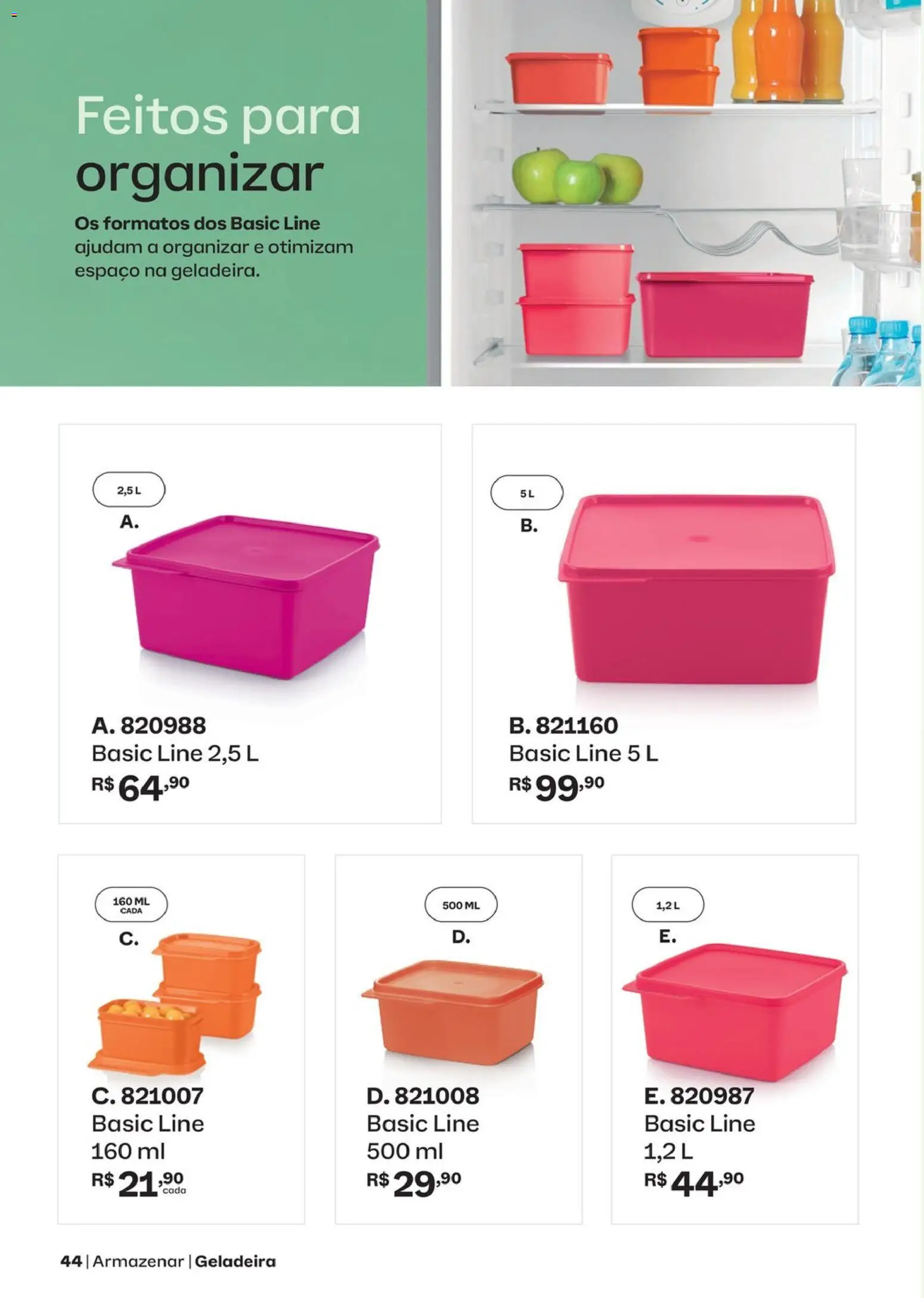 Tupperware Folheto - válido de 01/11/2026 | Página: 44 | Produtos: Geladeira
