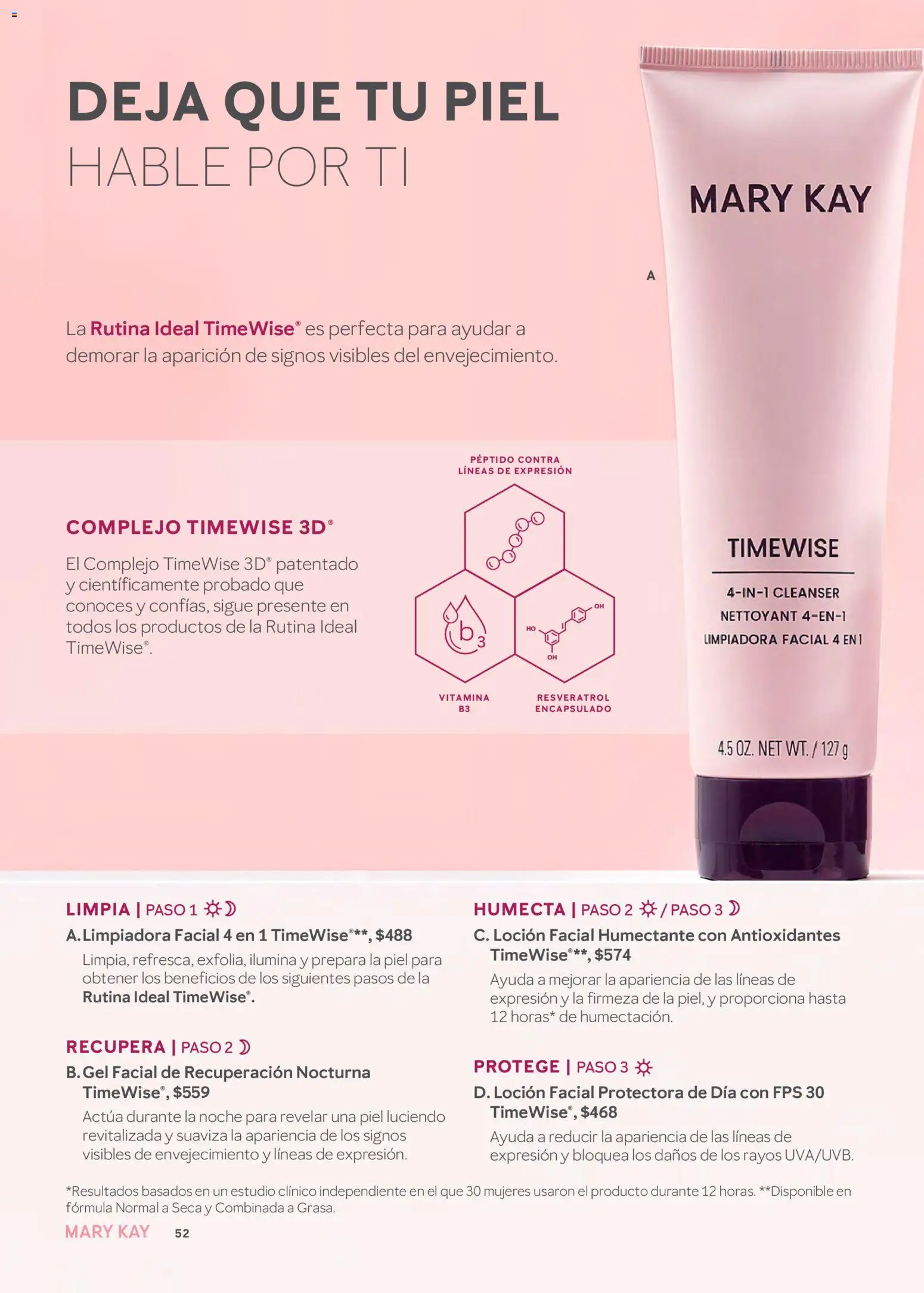 Nuevas ofertas de Mary Kay válidas en toda la República Mexicana desde el 01.03.2026. ¡Encuentra las mejores ofertas en Mary Kay catálogo! | Página: 52 | Productos: Loción