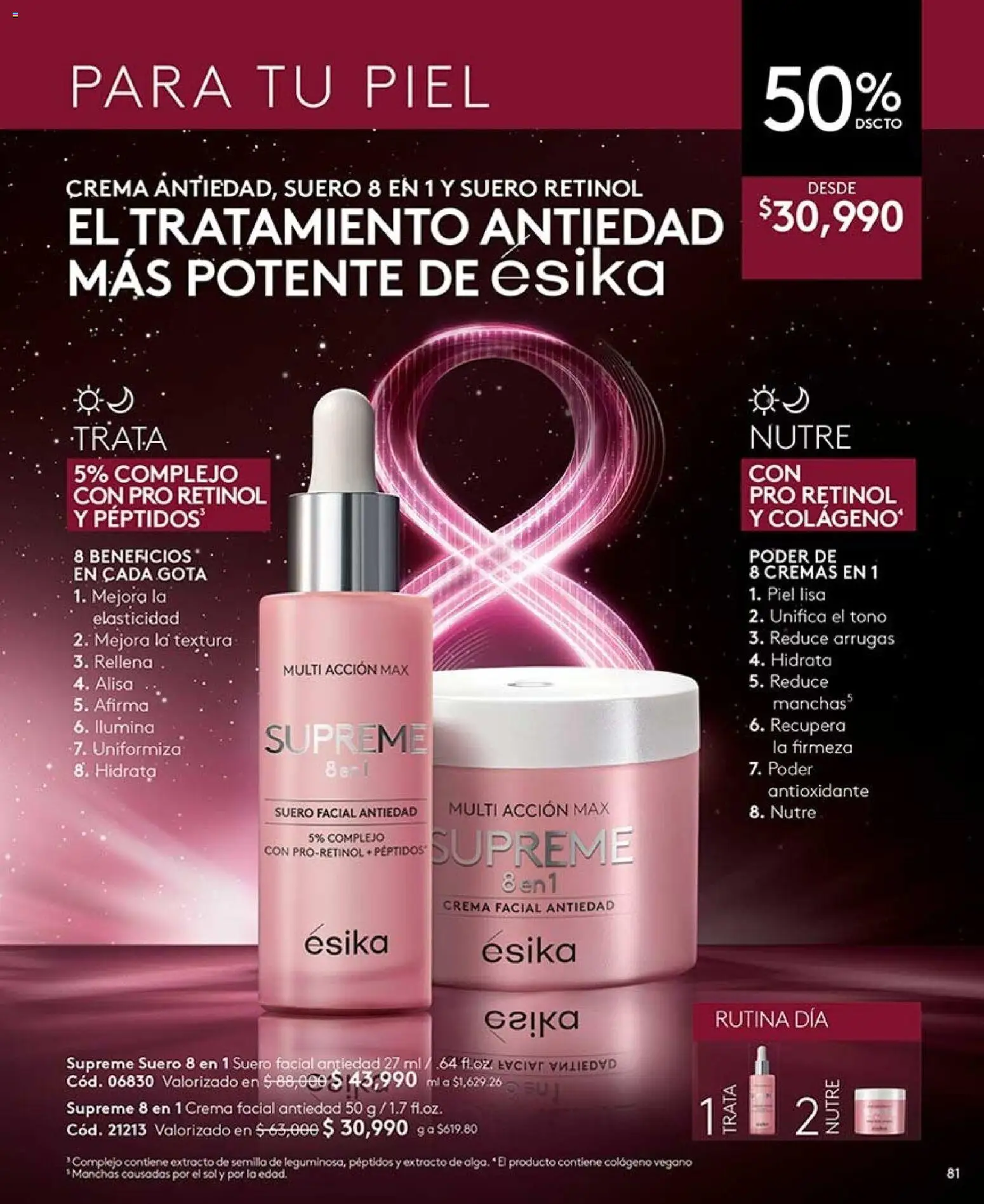 Ésika revista - valida desde el 28/08/2026 | Página: 81 | Productos: Crema