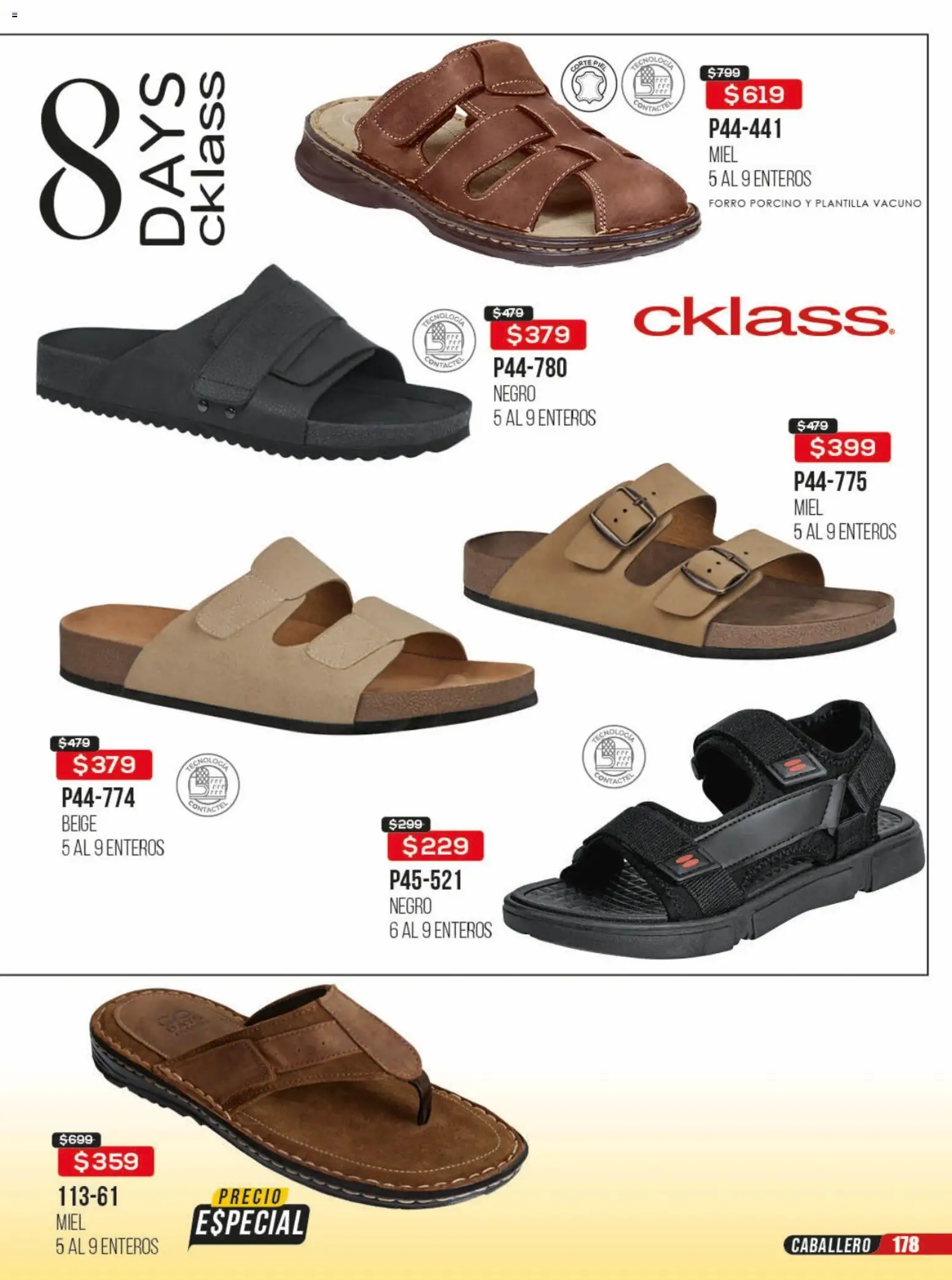Nuevas ofertas de Cklass válidas en toda la República Mexicana desde el 23/06/2026. ¡Encuentra las mejores ofertas en Cklass catálogo Rebajas sobre rebajas calzado! | Página: 179