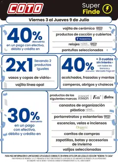 Vista previa Coto - Renova Clases válido desde el 03/07/2026