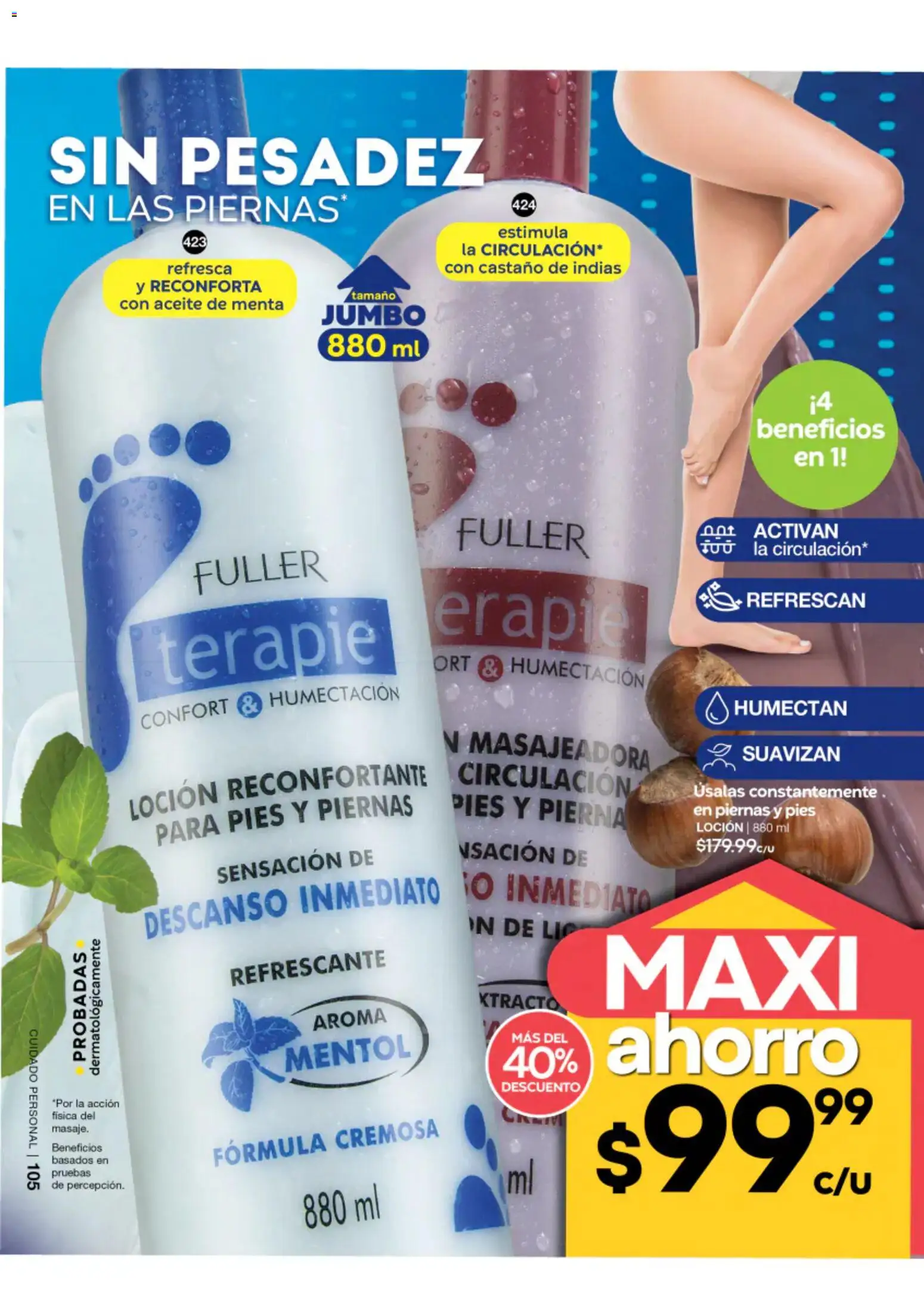 Nuevas ofertas de Fuller válidas en toda la República Mexicana desde el 22/07/2026. ¡Encuentra las mejores ofertas en Fuller campaña 8 2026! | Página: 92 | Productos: Aceite, Loción