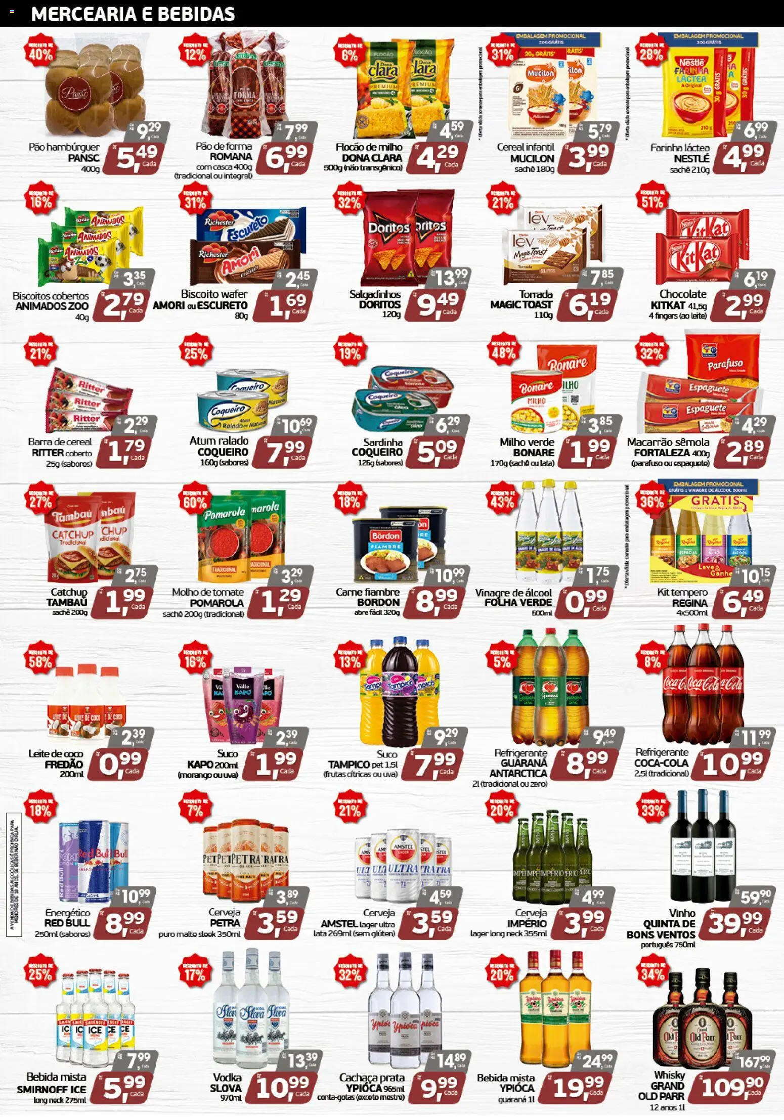 Cometa Supermercados Folheto - válido de 17/09/2026 | Página: 2 | Produtos: Espaguete, Leite, Pão de forma, Sardinha