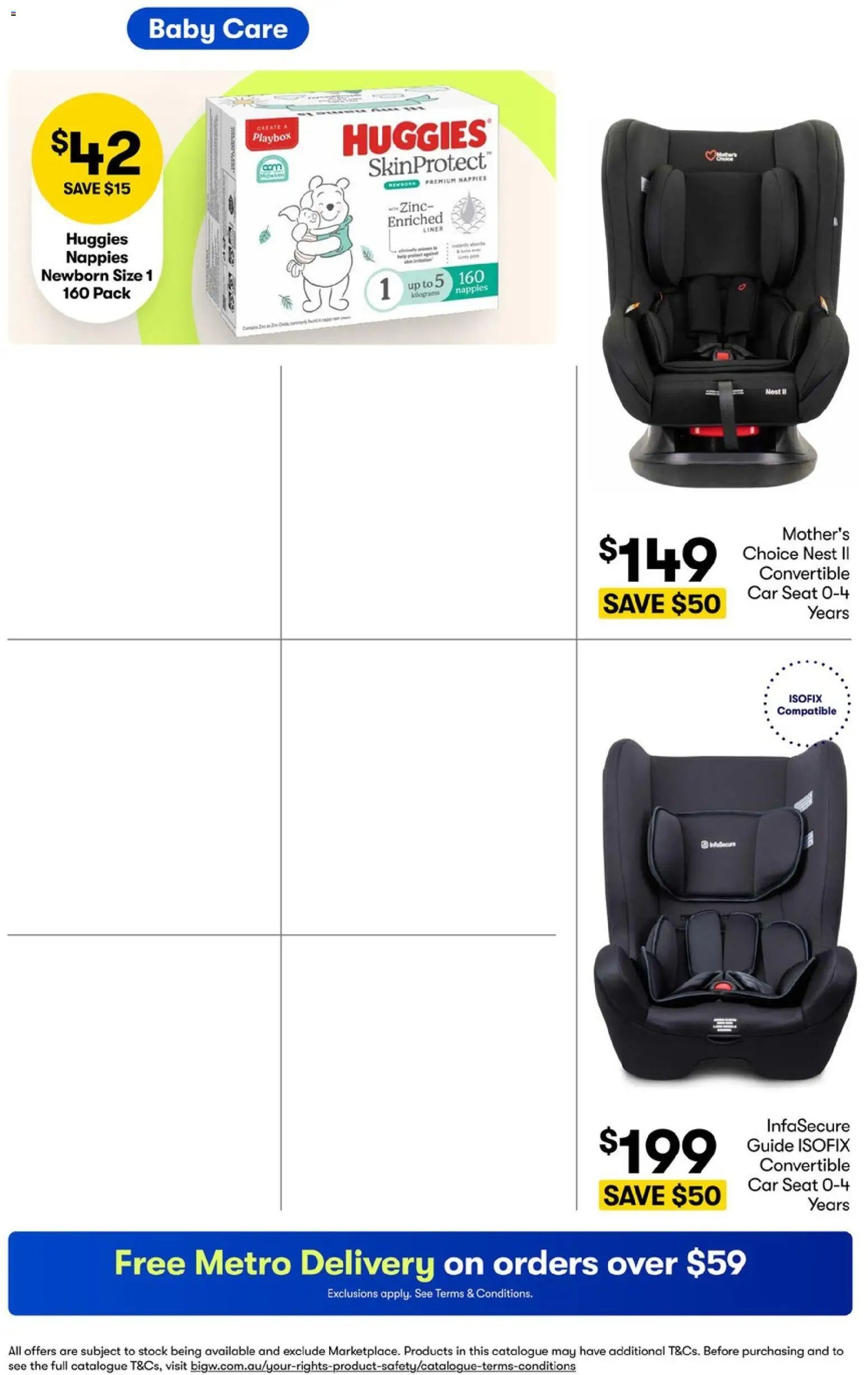 Big W catalogue - valid from 06/08/2026 | Page: 12 | Products: Nappies, Zinc