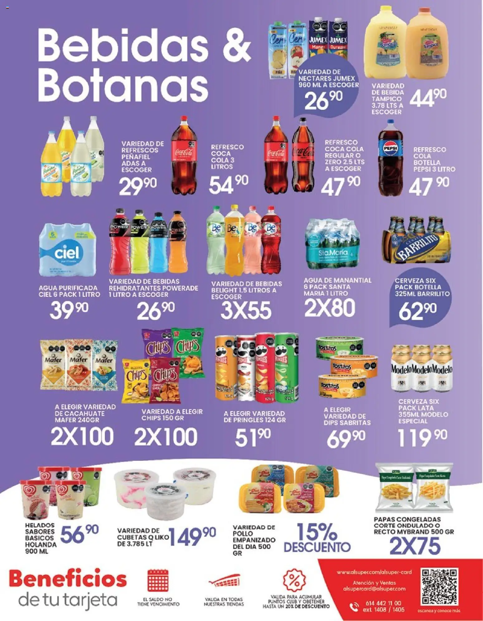 Nuevas ofertas de Alsuper válidas en toda la República Mexicana desde el 05.05.2026. ¡Encuentra las mejores ofertas en Alsuper folleto Calera! | Página: 7 | Productos: Refresco, Agua, Botella, Mate