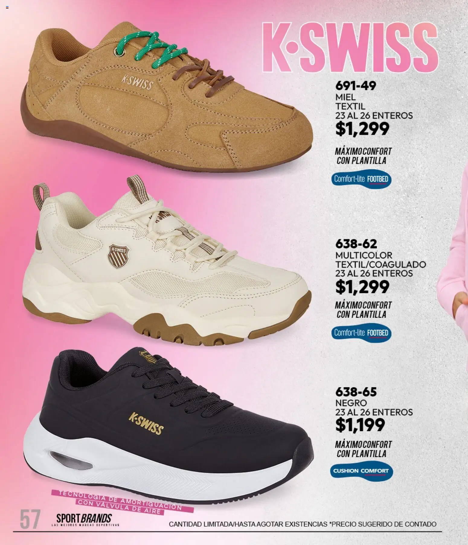 Nuevas ofertas de Cklass válidas en toda la República Mexicana desde el 11/09/2026. ¡Encuentra las mejores ofertas en Cklass catálogo Sportbrands Dama Invierno! | Página: 70 | Productos: Miel, Válvula