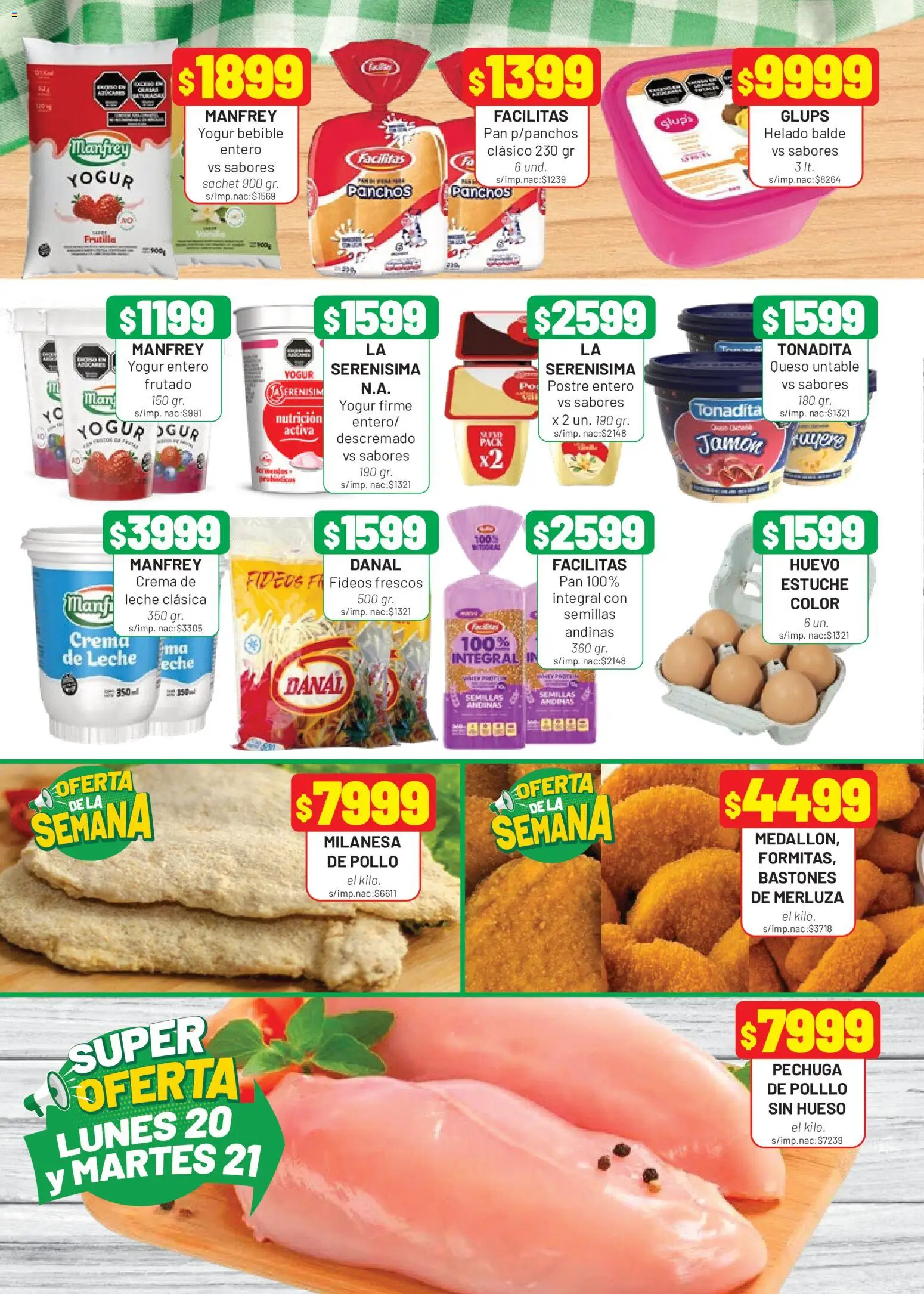 Almacor catálogo │ válido desde el 16/07/2026 | Página: 2 | Productos: Frutilla, Semillas, Jamón, Fideos